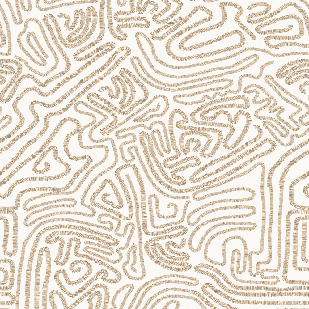 Sketch Removable Wallpaper Sample Swatch - Image 3