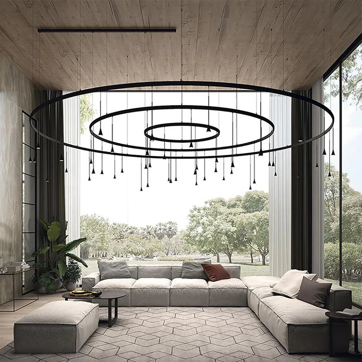 Skybell Circle Multi Light Pendant Light - Image 2