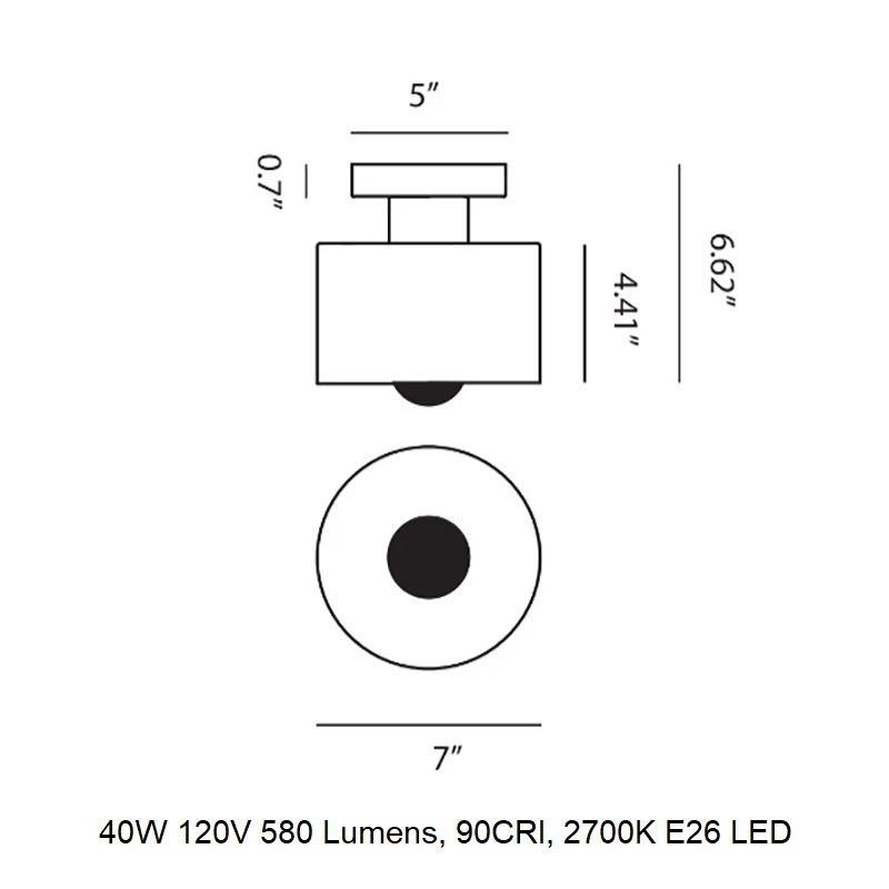 Snowflake Wall/Ceiling Light - Image 8