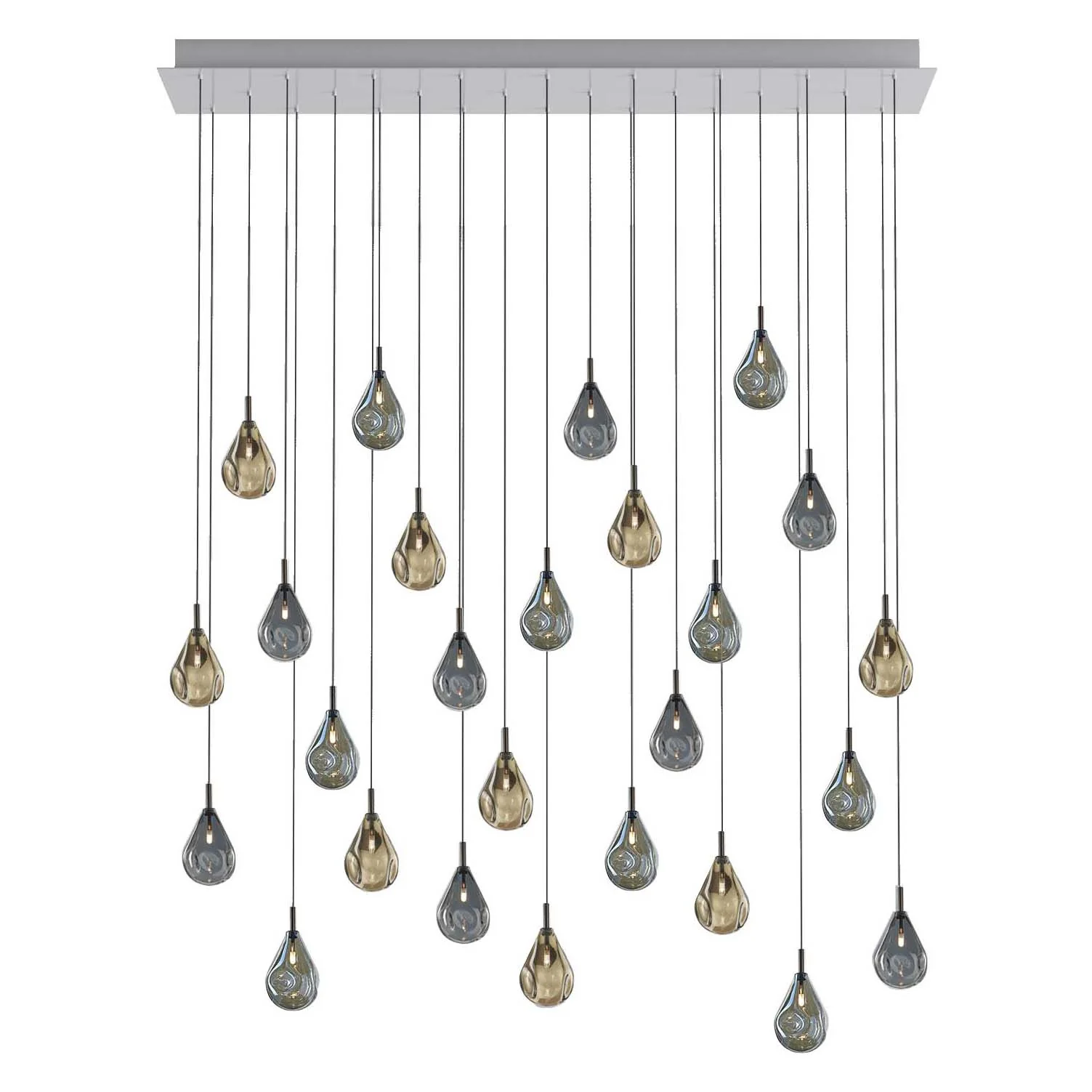 Soap Mini Rectangle LED Chandelier - Image 8