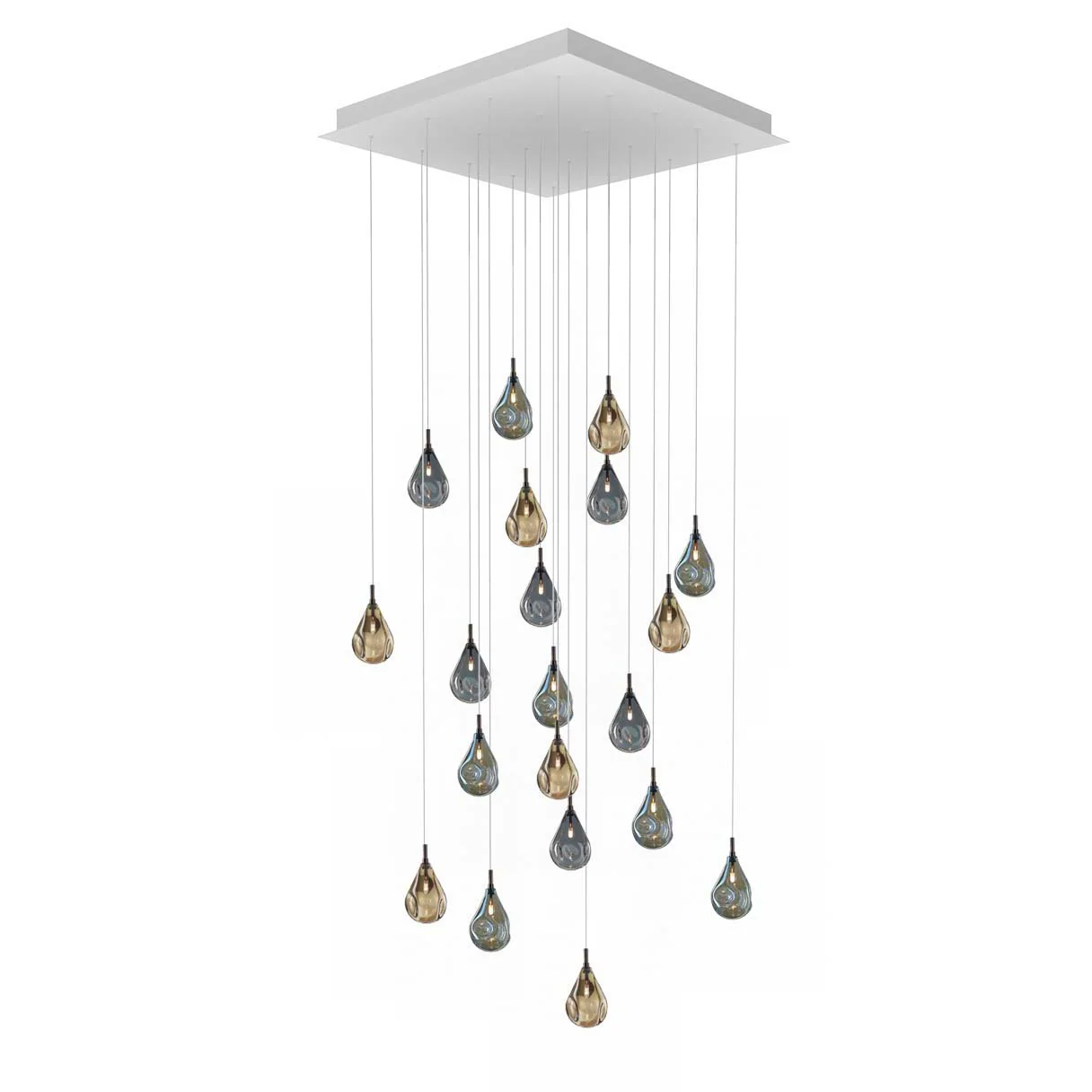 Soap Mini Square LED Chandelier - Image 5