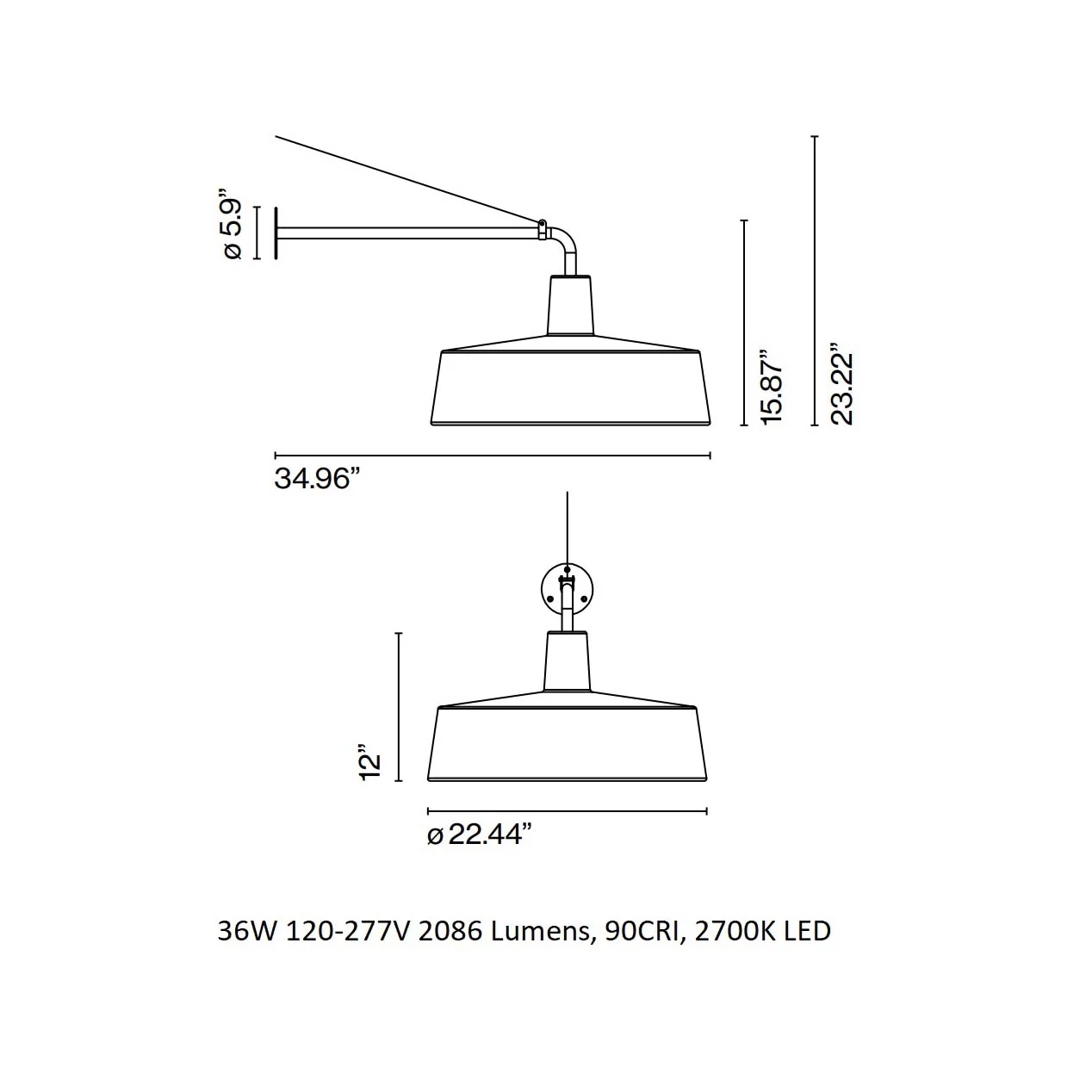Soho Outdoor LED Wall Sconce - Image 6