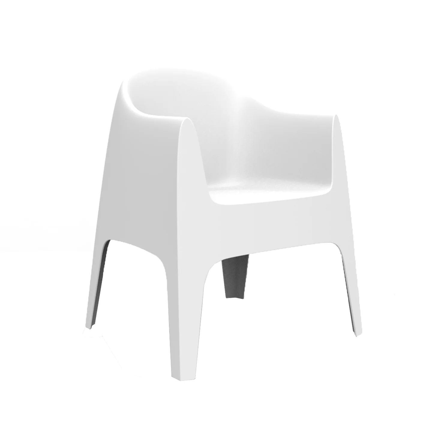 Solid Outdoor Armchair (Set of 4) - Image 11