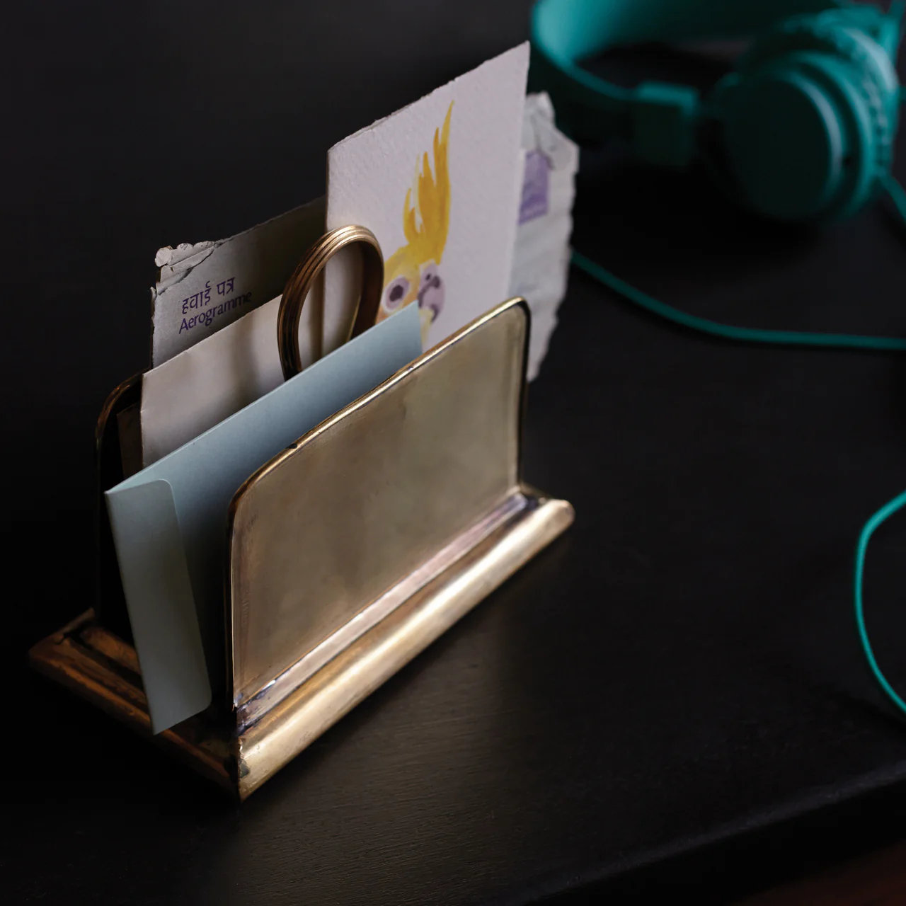 Solid Brass Desk Set - Image 9