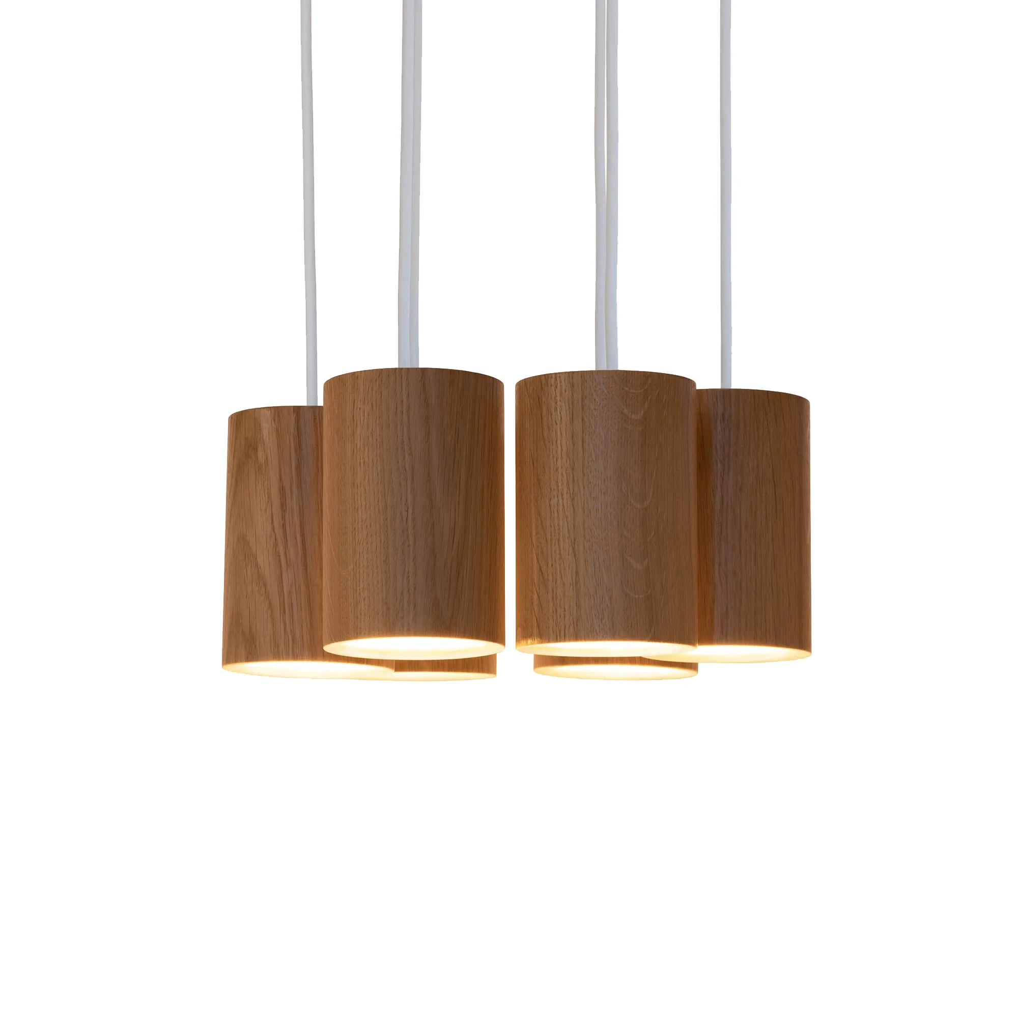 Solid Cylinder Cluster Pendant Light - Image 4