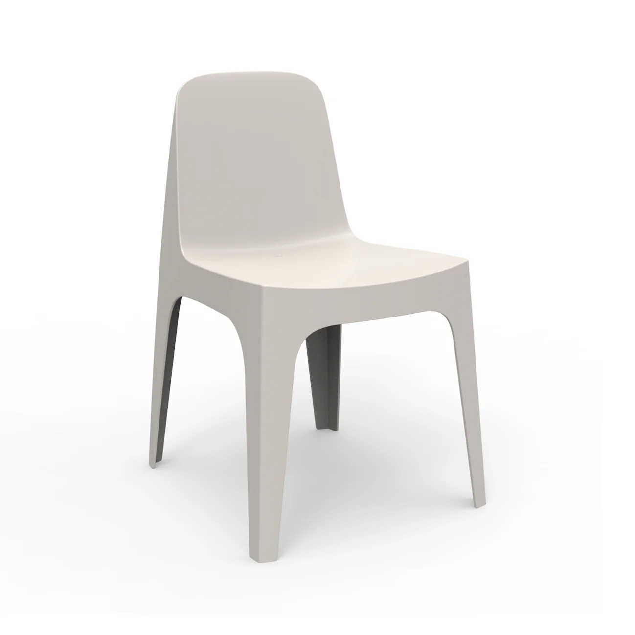 Solid Outdoor Dining Chair (Set of 4) - Image 3