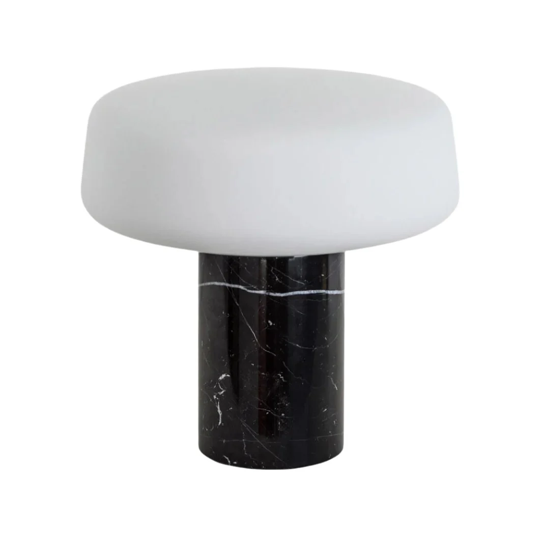 Solid Marble Rechargeable Outdoor Table Lamp