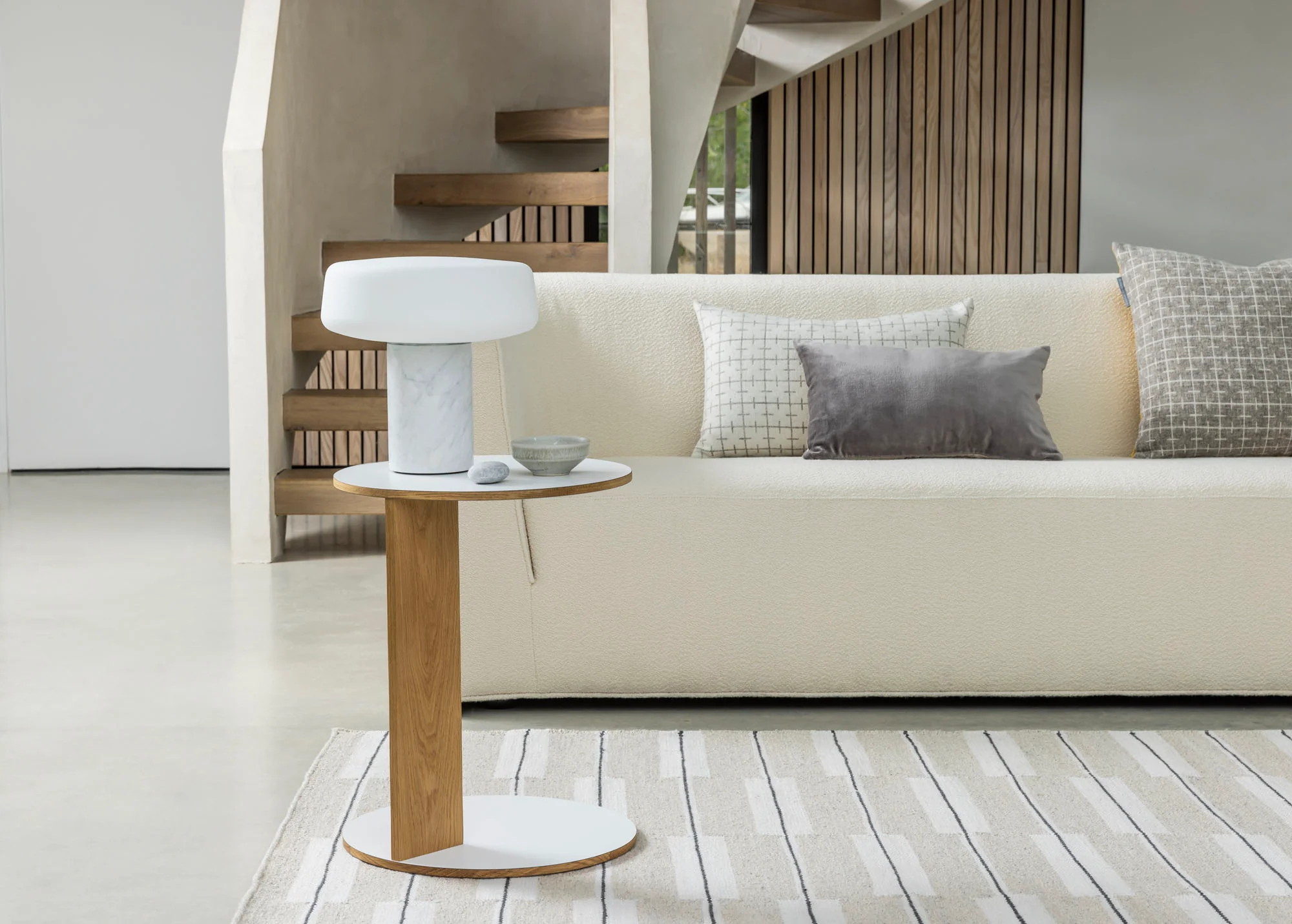 Solid Marble Rechargeable Outdoor Table Lamp - Image 8
