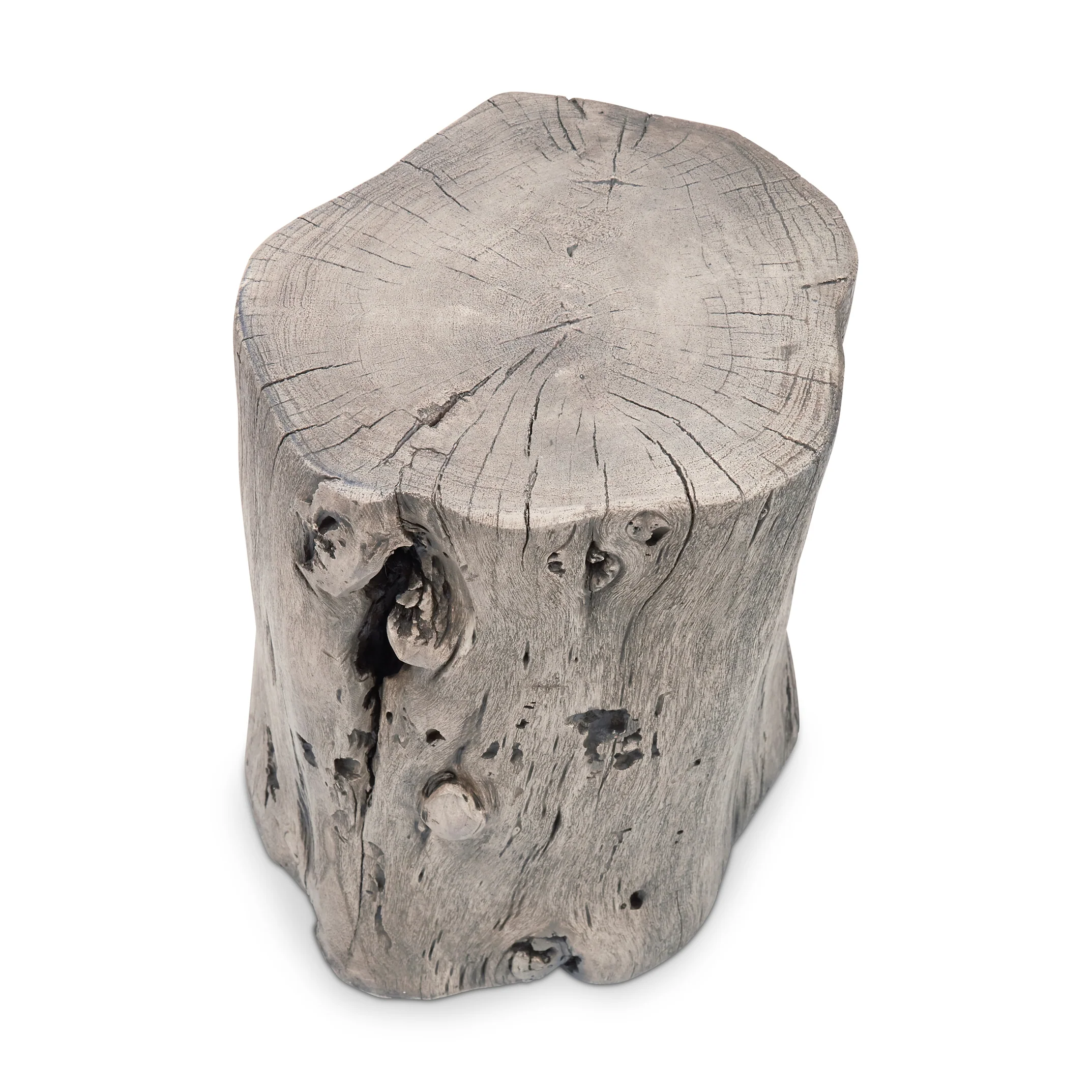 Solid Wood Stump Stool - Image 9