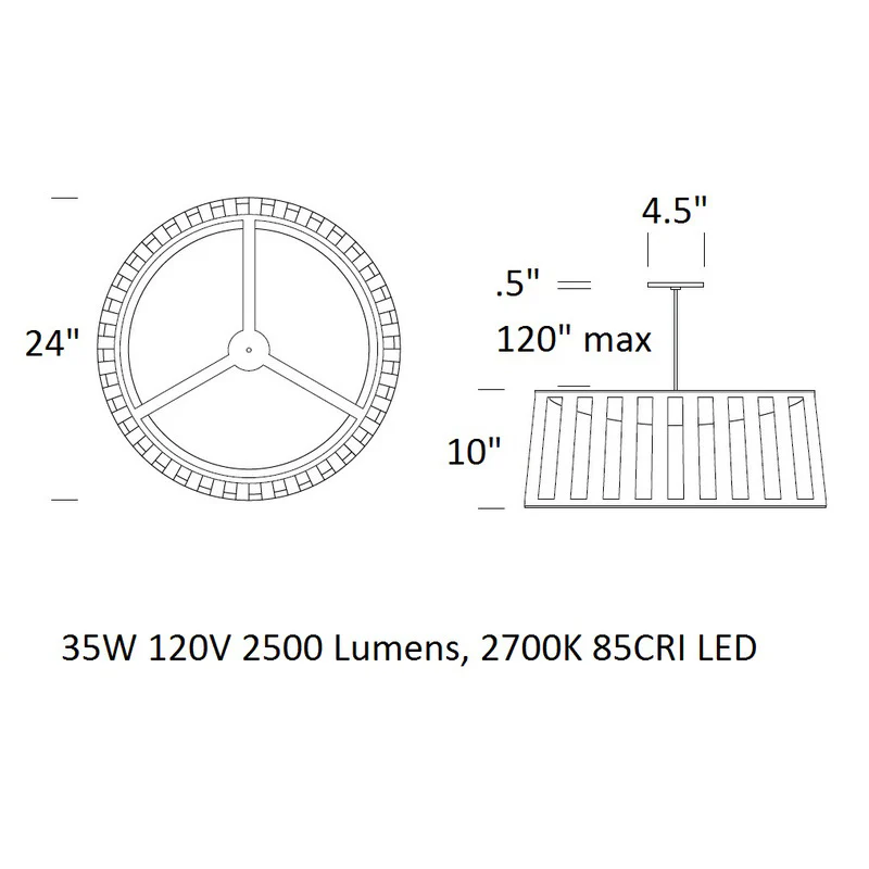 Solis Drum Pendant Light - Image 14
