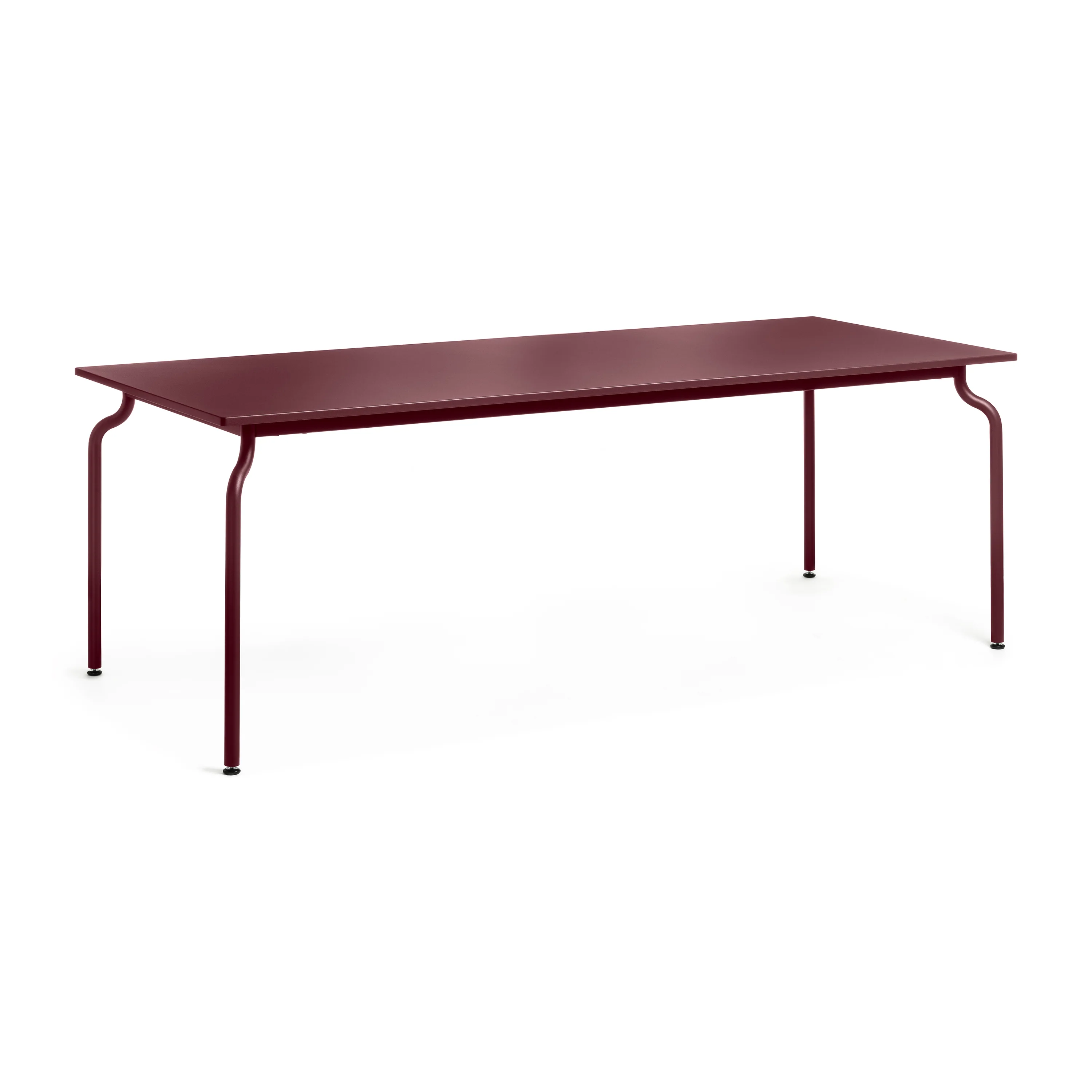 South Outdoor Rectangular Steel Dining Table - Image 6