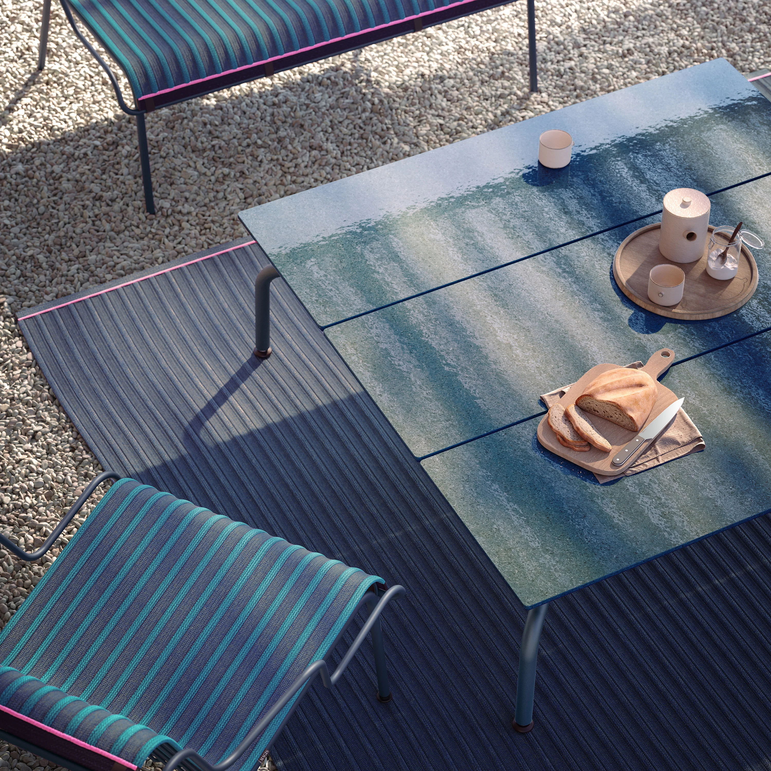 South Outdoor Stone Coffee Table - Image 10