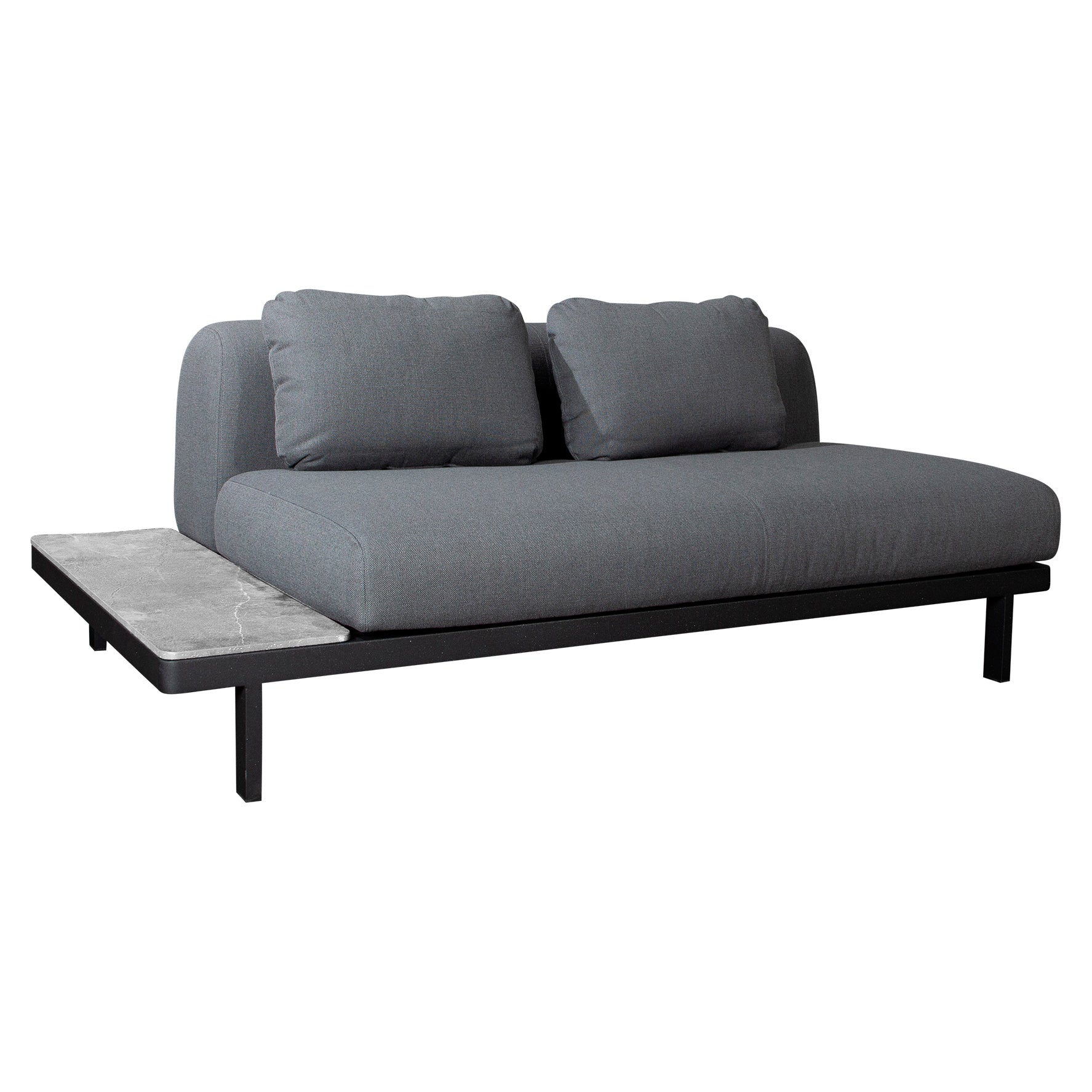 Space Outdoor 2-Seater Sofa with Side Table - Image 19