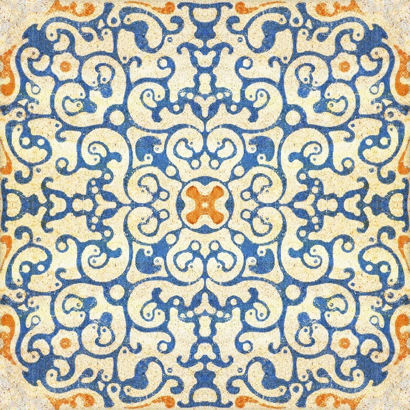 Spanish Tile Wallpaper Sample Swatch - Image 2