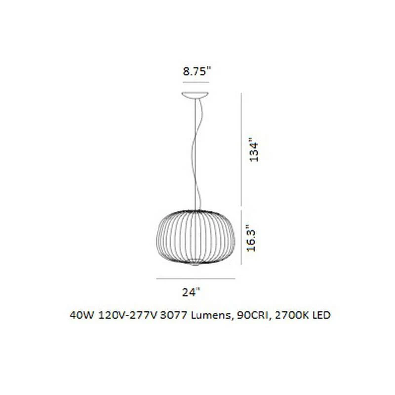Spokes 3 Pendant Light - Image 11
