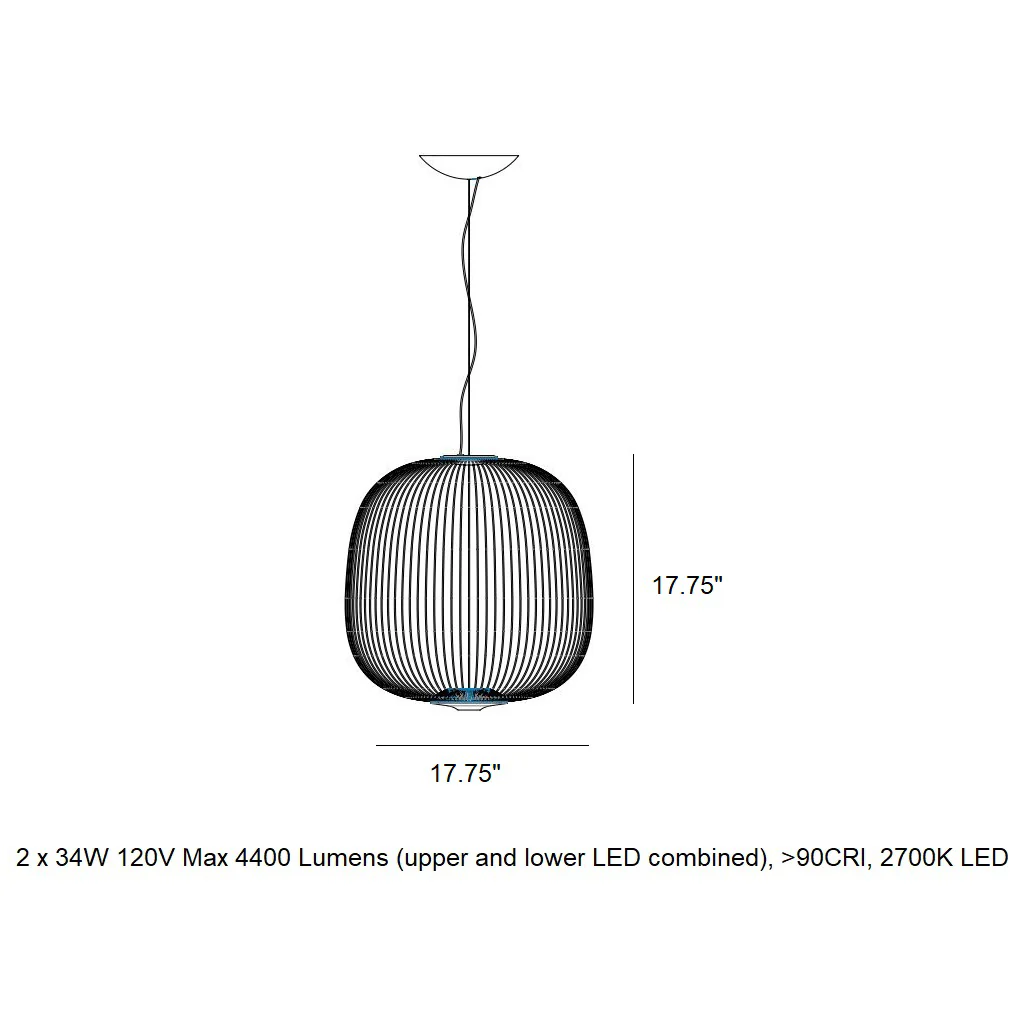Spokes Ambient LED Pendant Light - Image 14