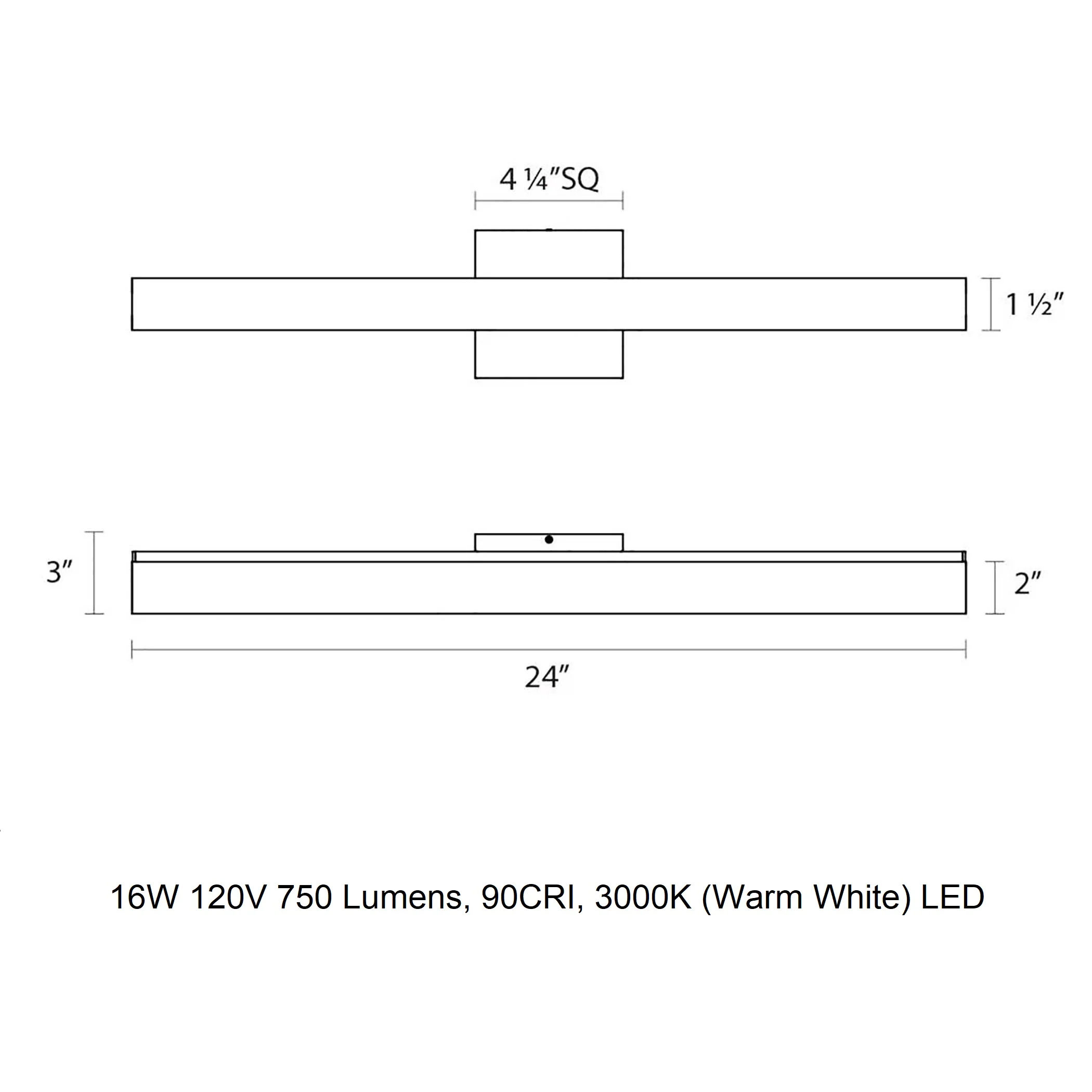 Sq-bar Bathroom Vanity Light - Image 35