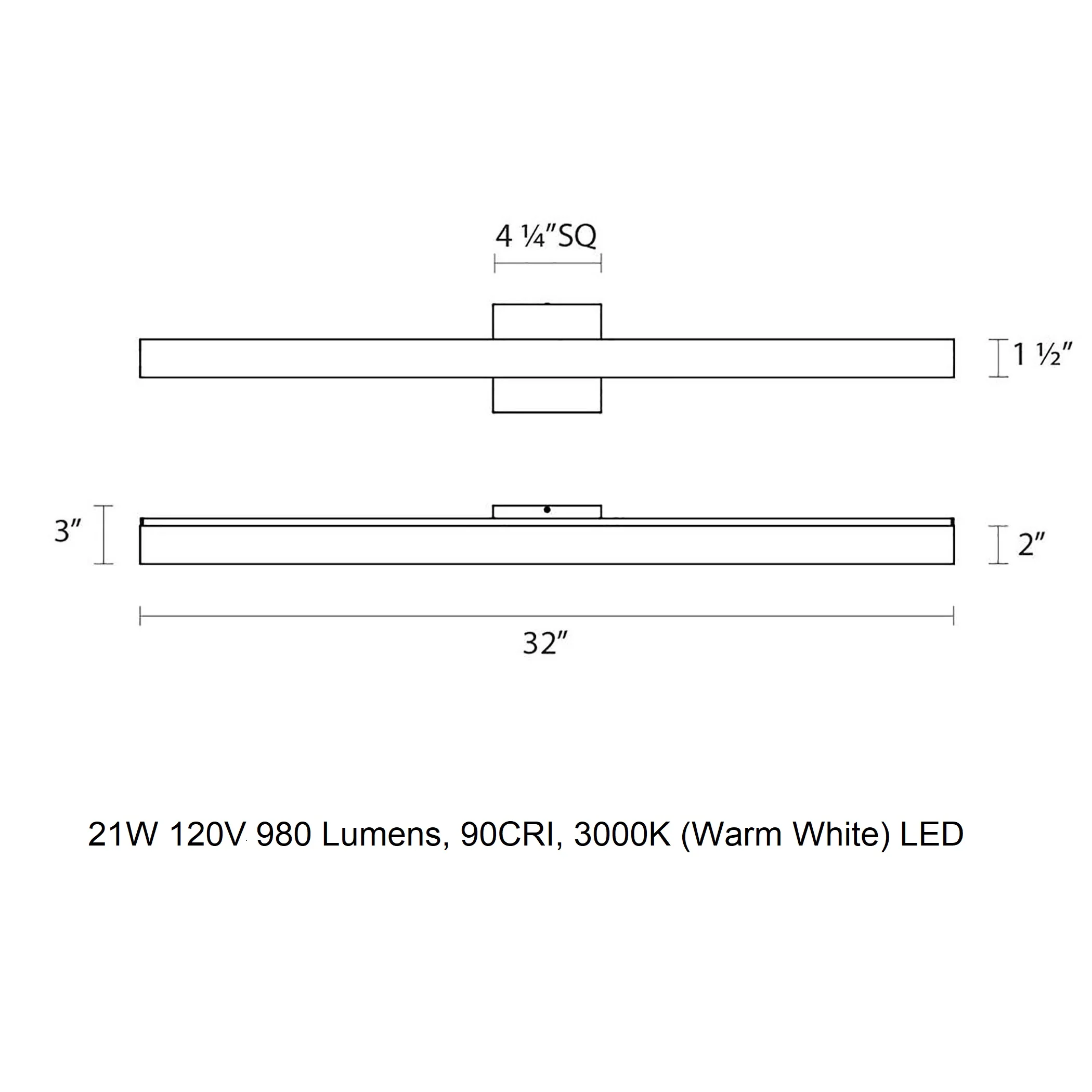Sq-bar Bathroom Vanity Light - Image 36
