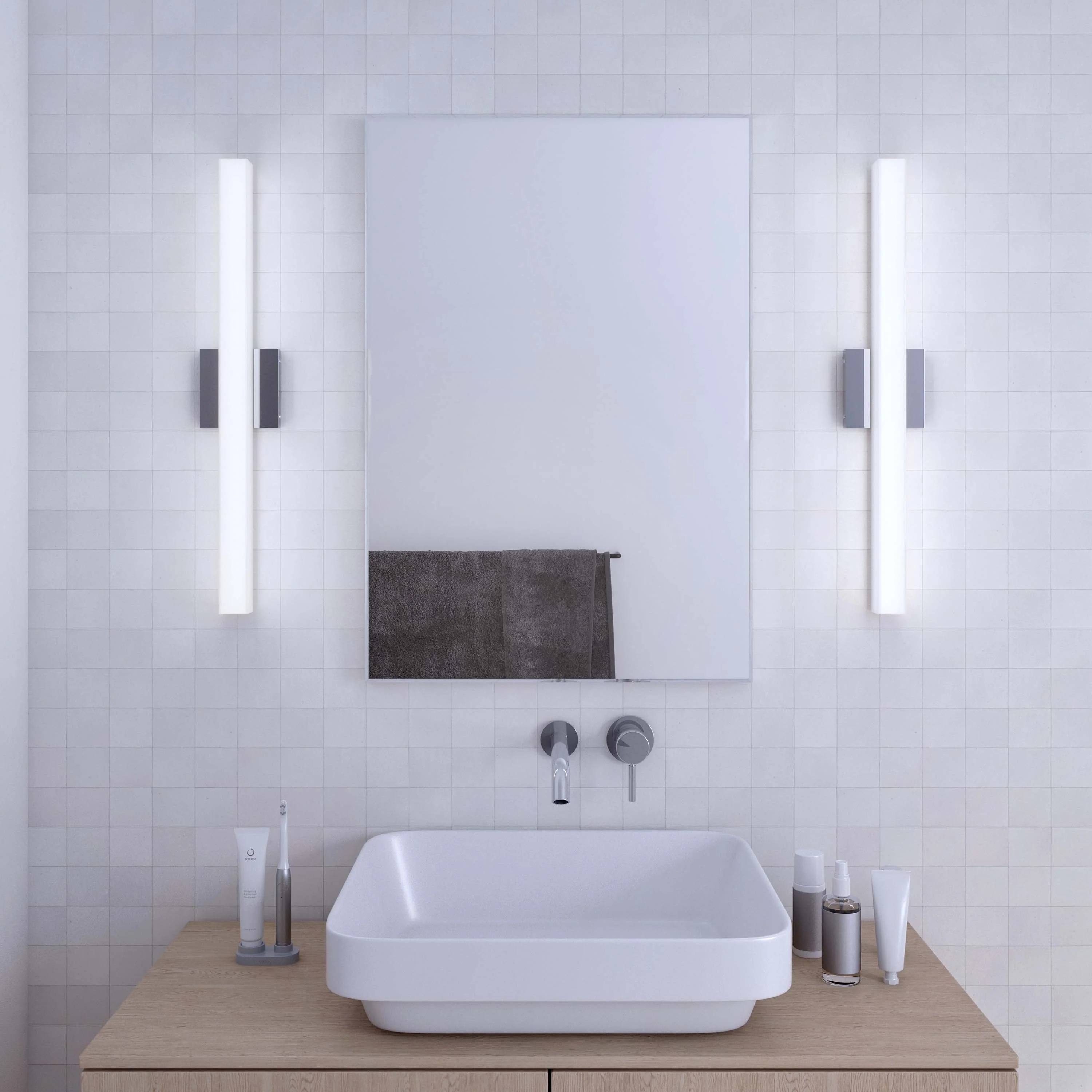 Sq-bar Bathroom Vanity Light - Image 6