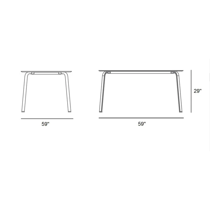 Stack Outdoor Dining Table - Image 28