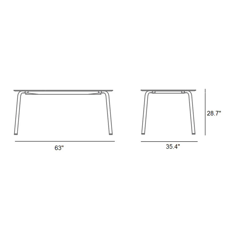 Stack Outdoor Dining Table - Image 44