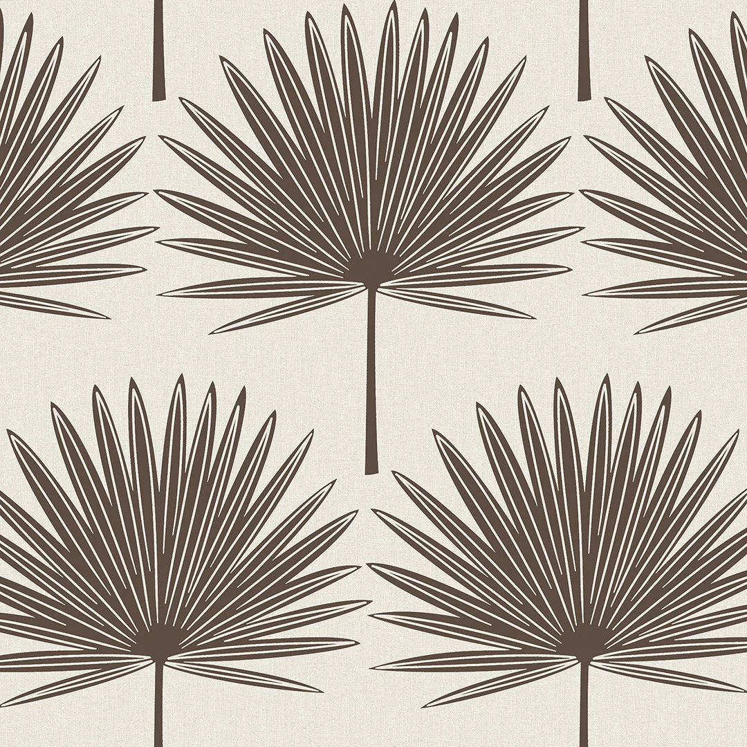 Stamped Palm Removable Wallpaper Sample Swatch - Image 2