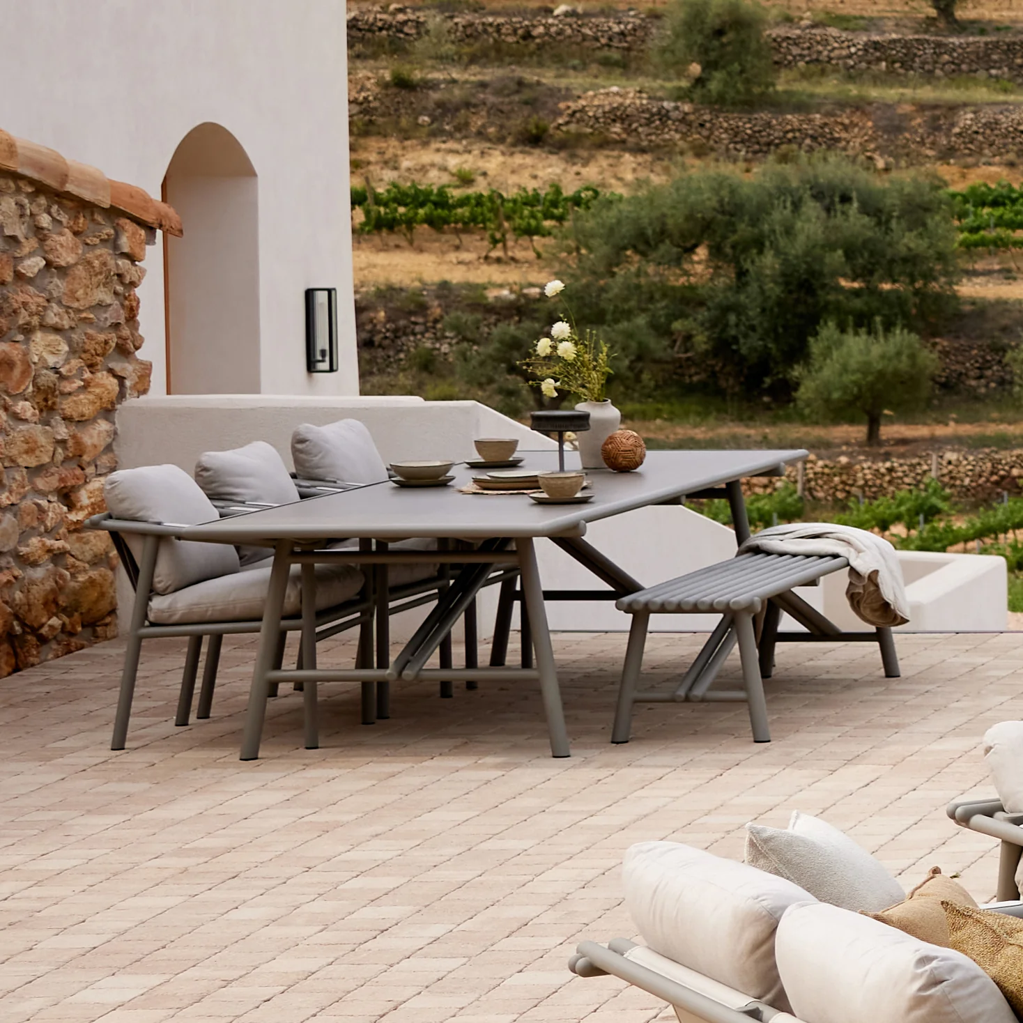 Sticks Outdoor Bench - Image 16