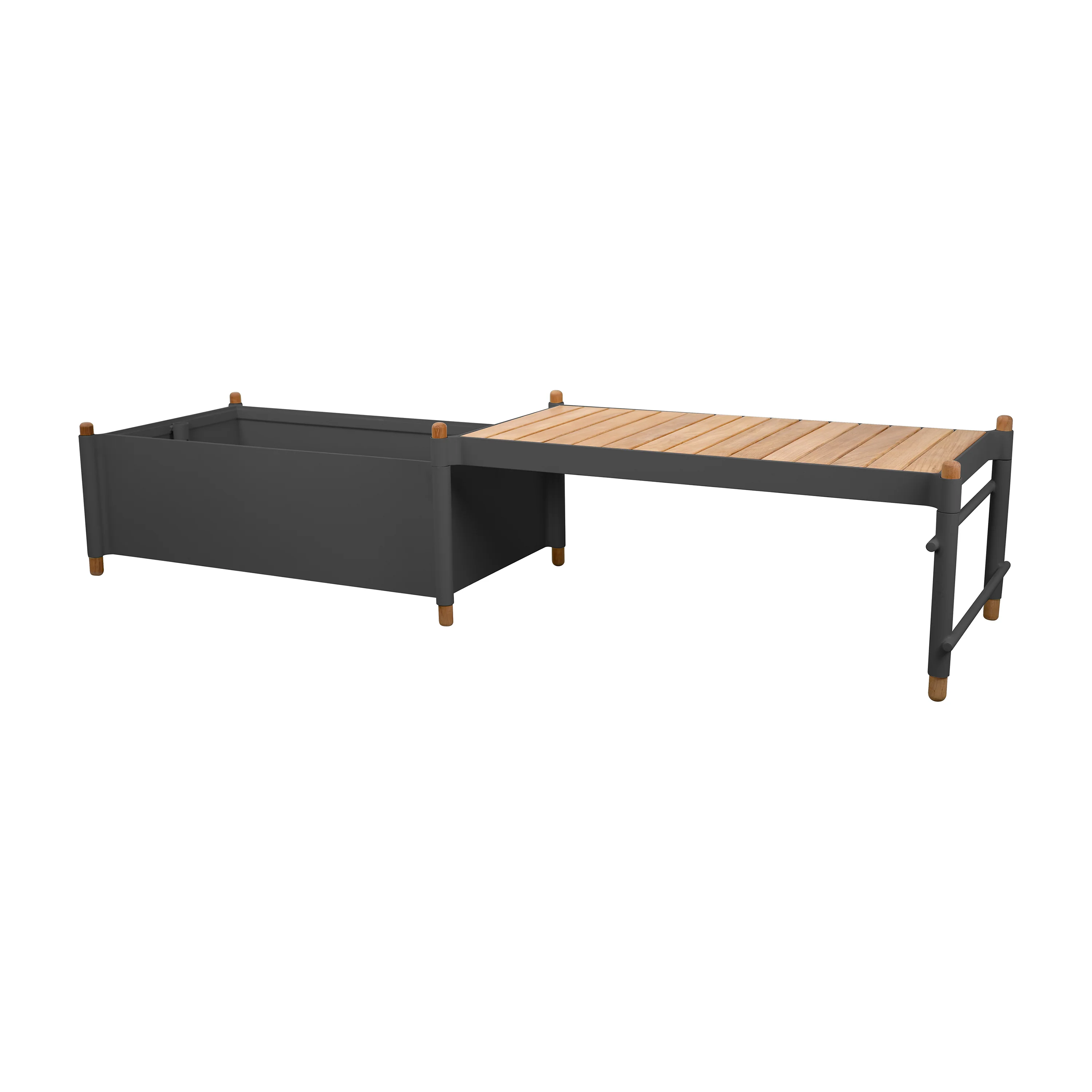 Sticks Outdoor Large Planter Bench - Image 2