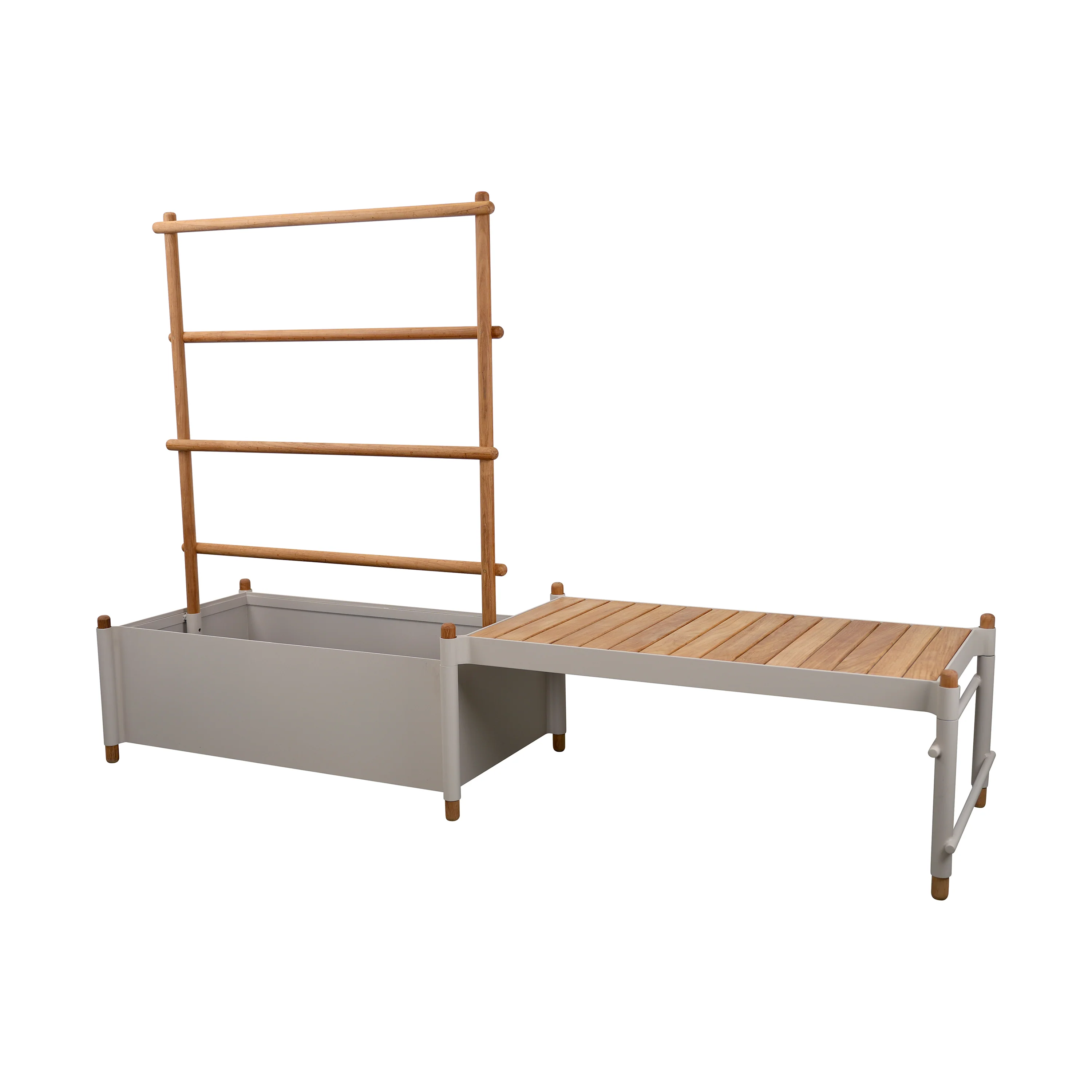 Sticks Outdoor Large Planter Bench - Image 7