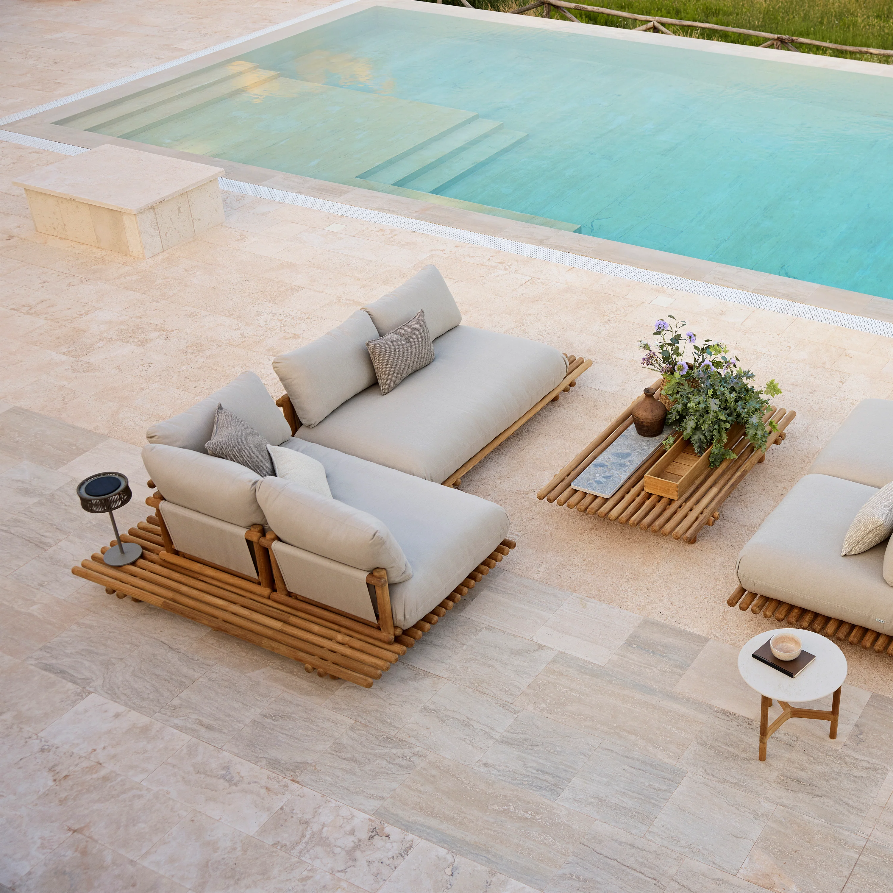 Sticks Platform Outdoor Sofa - Image 2