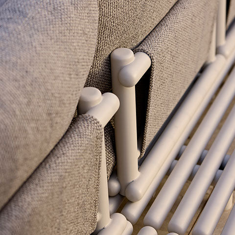 Sticks Platform Sofa with Outdoor Chaise Lounge - Image 9