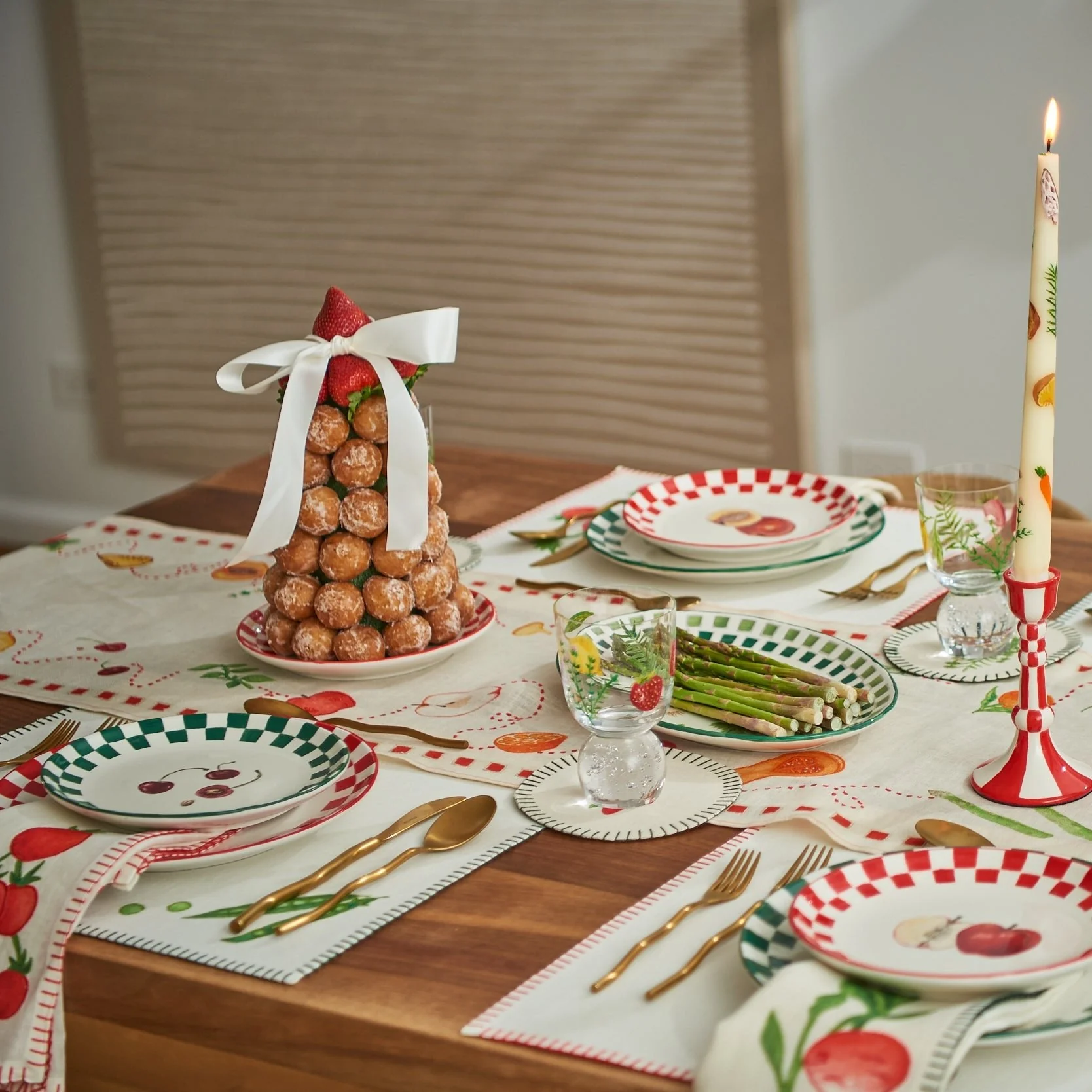 Still Life Embroidered Rectangular Placemat (Set of 4) - Image 6