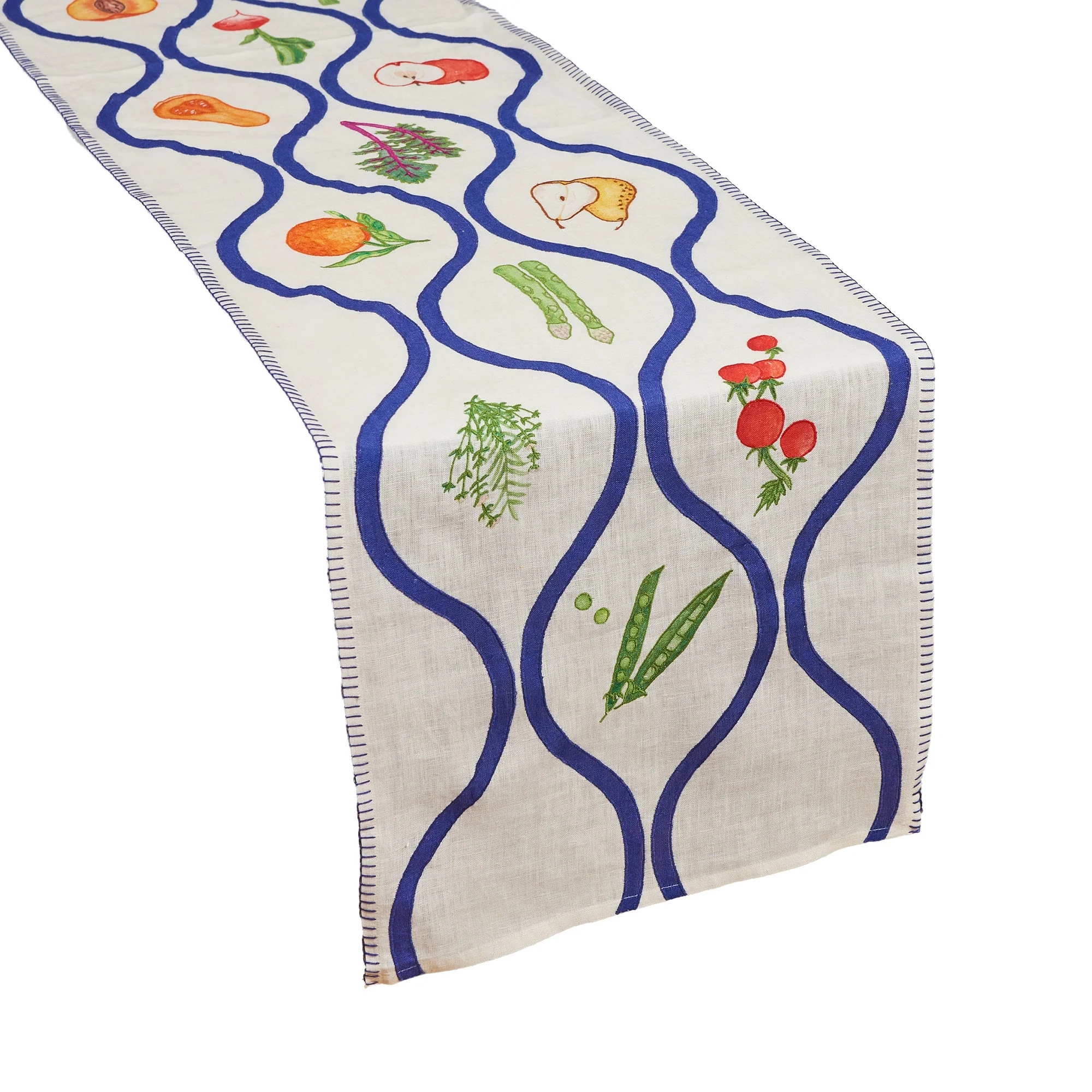 Still Life Embroidered Ribbon Runner - Image 3