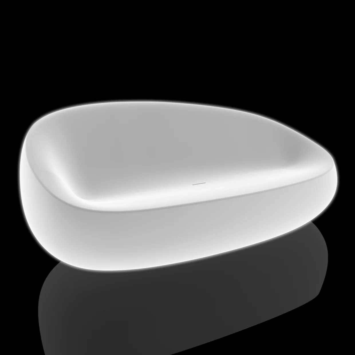 Stone Illuminated Outdoor Sofa - Image 6