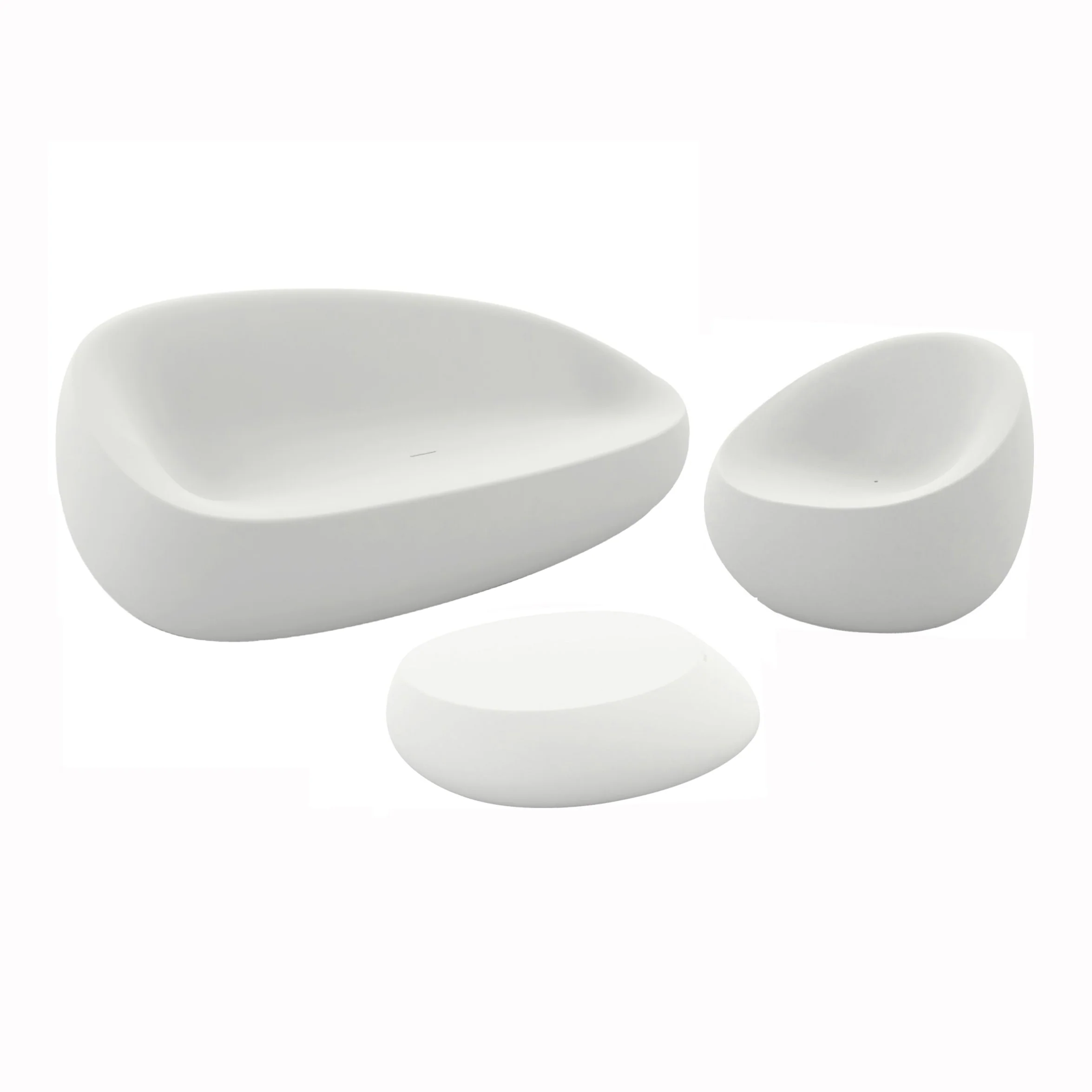 Stone Outdoor Lounge Set - Image 19