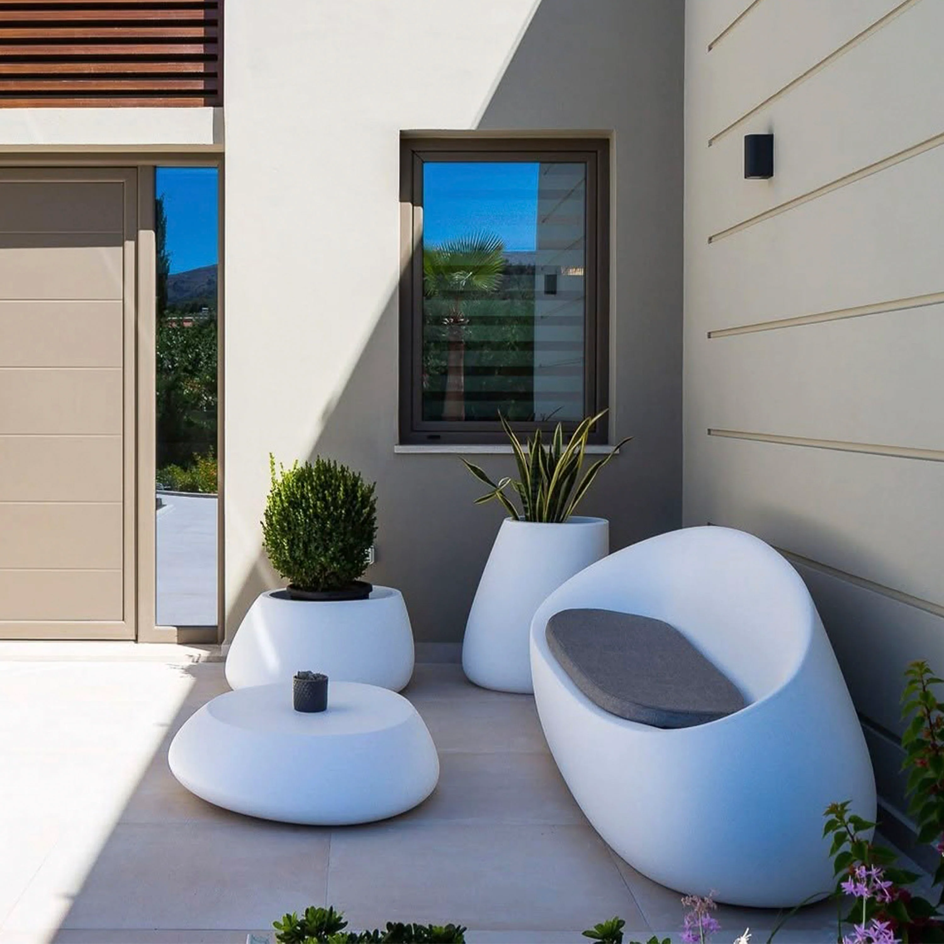 Stone Outdoor Lounge Set - Image 33