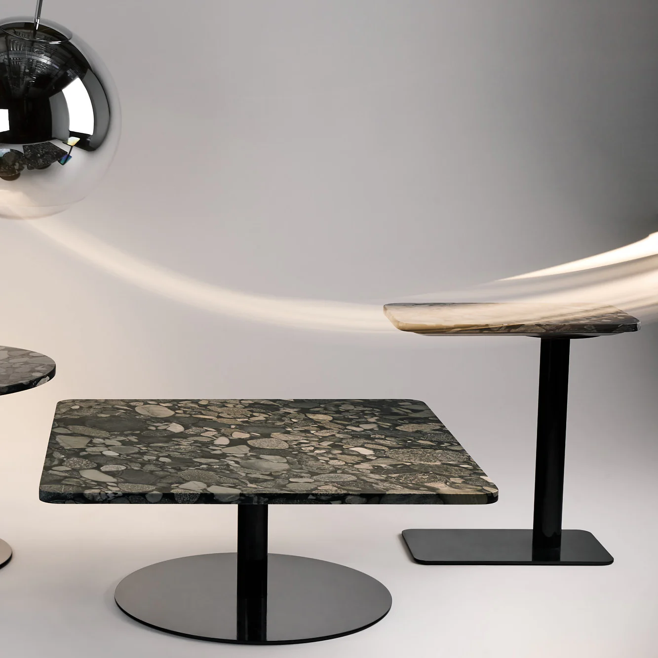 Stone Rectangle Side Table - Image 4