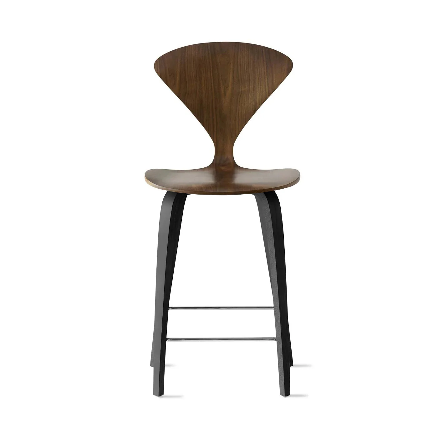 Stool with Wood Base - Image 4