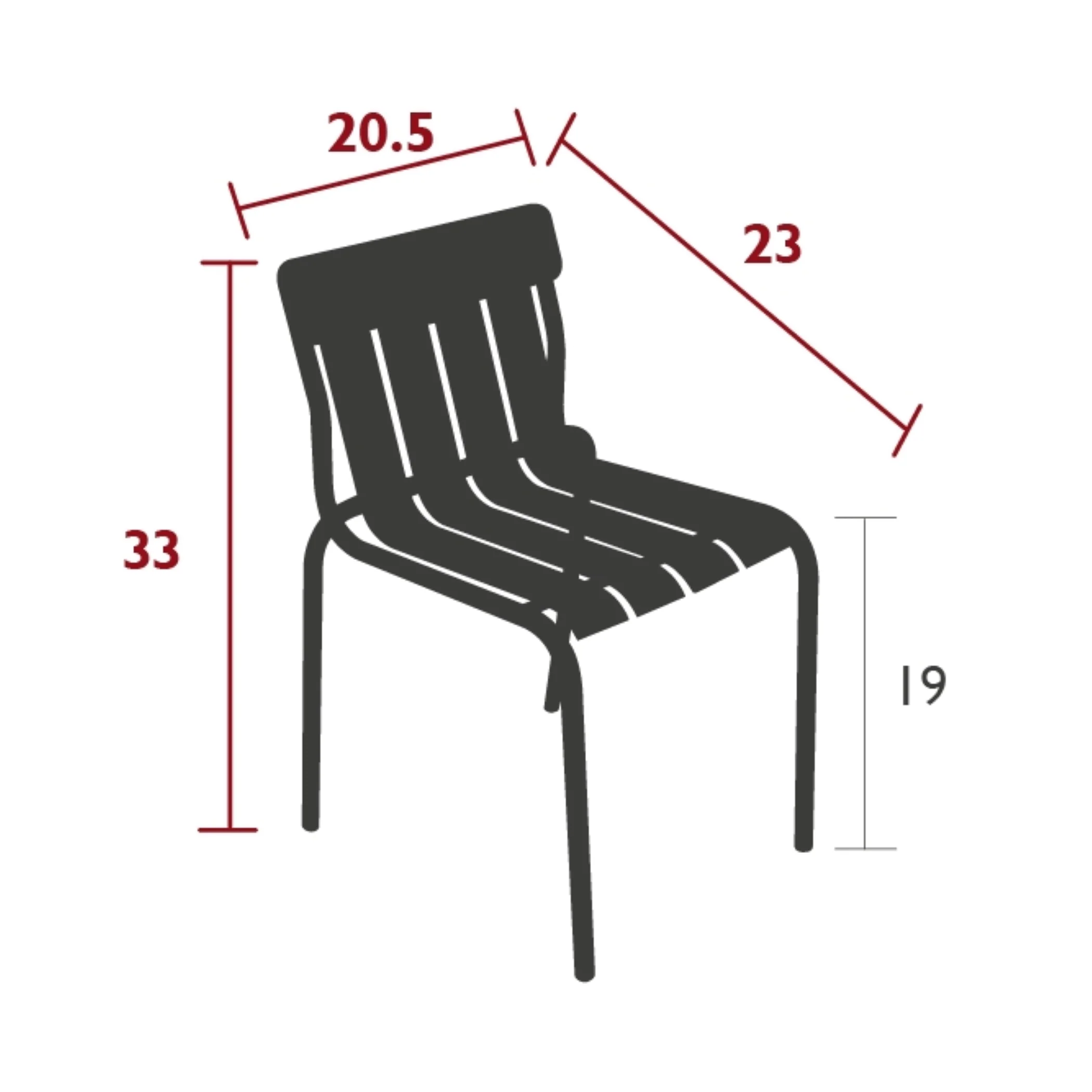 Stripe Outdoor Side Chair (Set of 2) - Image 12