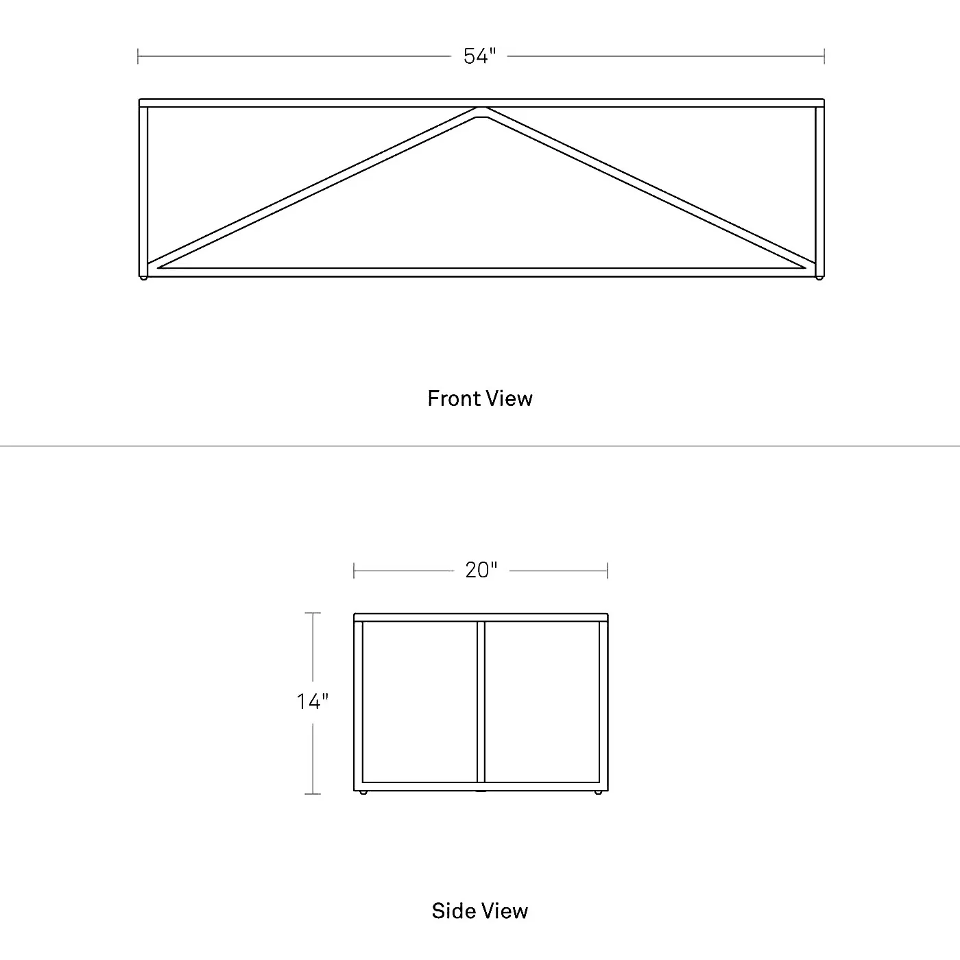 Strut Outdoor Coffee Table - Image 6