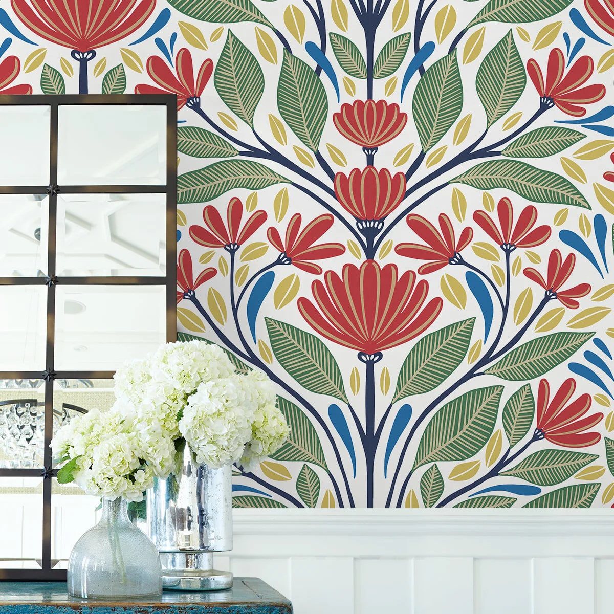 Summer House Carmela Folk Floral Wallpaper - Image 9