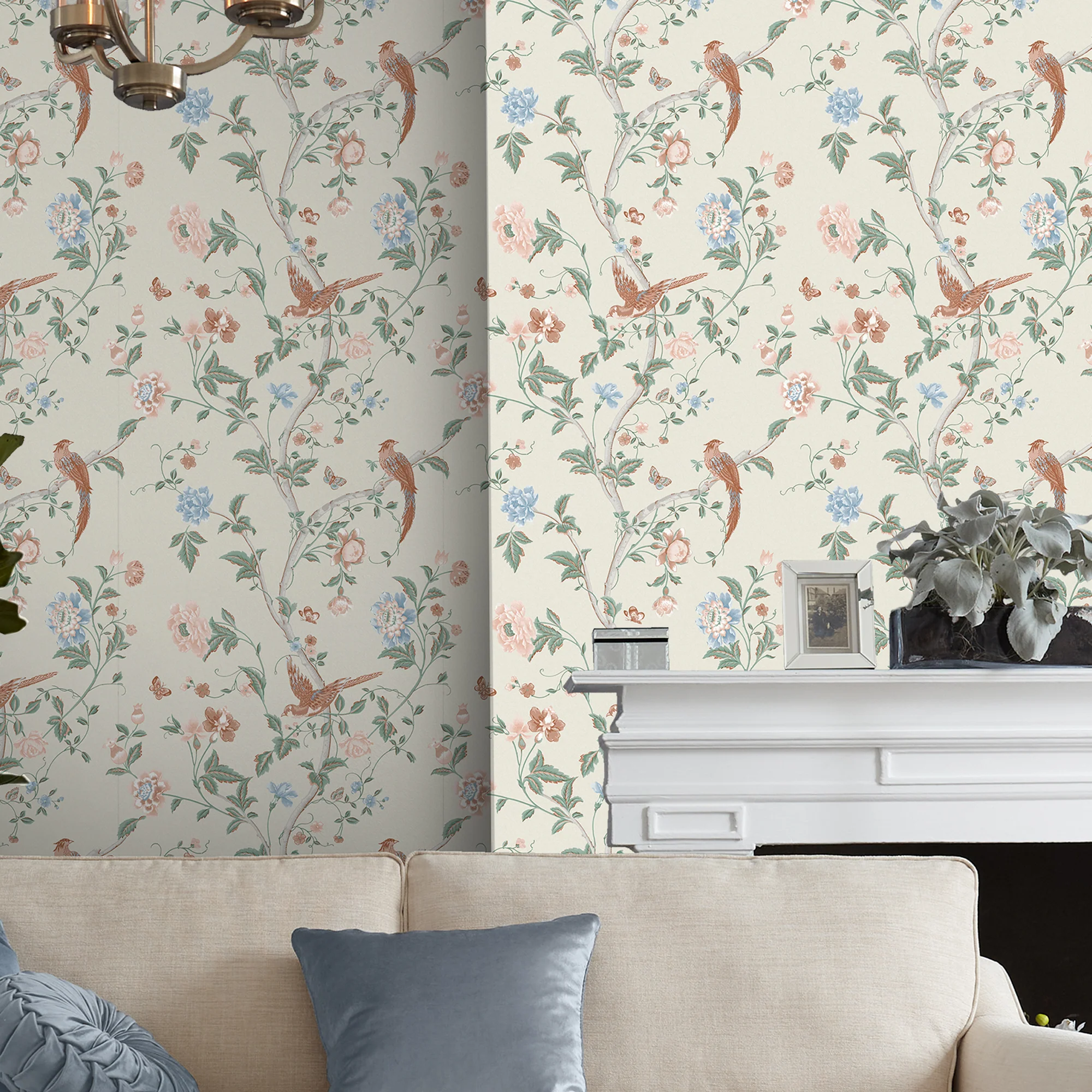 Laura Ashley Summer Palace Duck Egg Wallpaper Wallpaper - Image 12