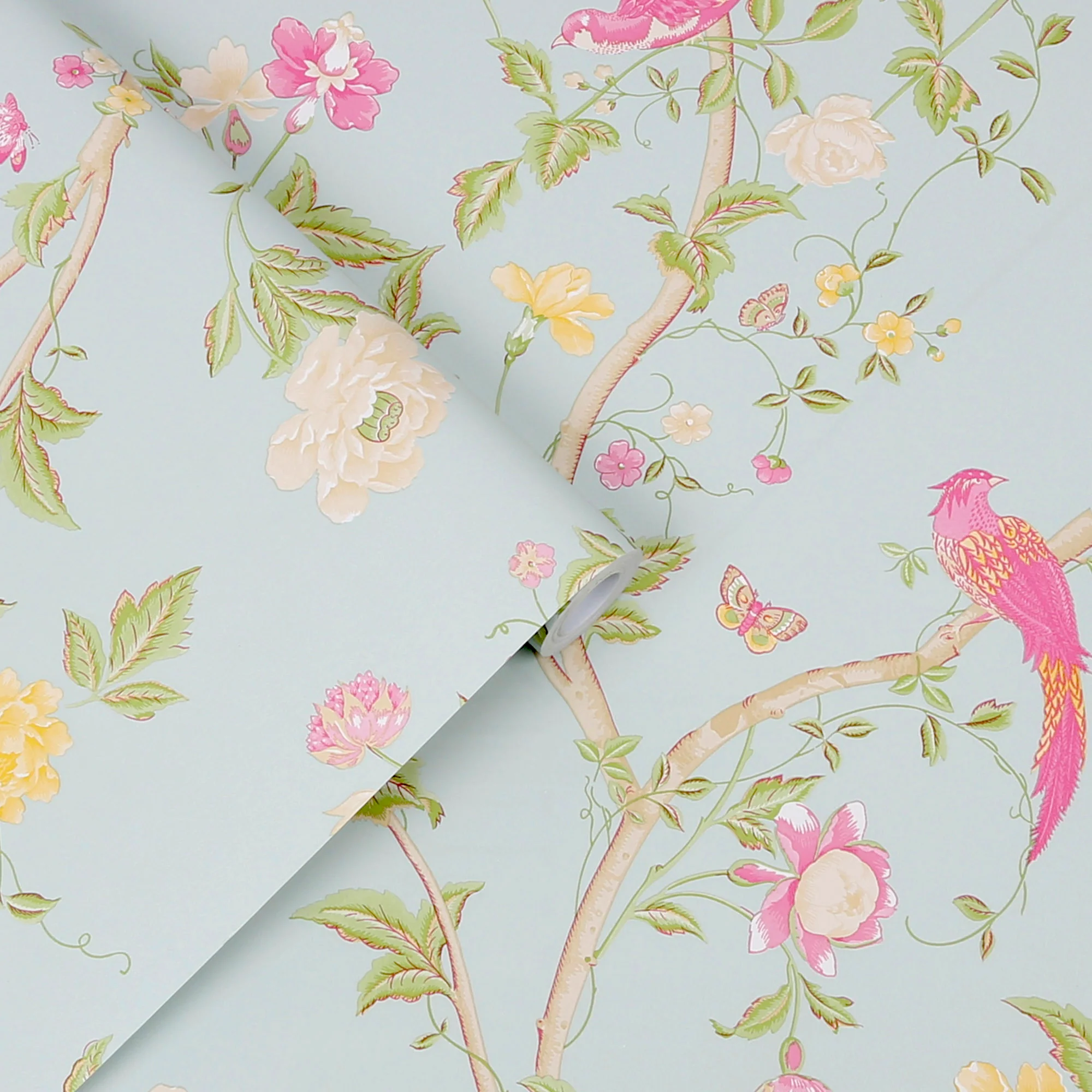 Laura Ashley Summer Palace Duck Egg Wallpaper Wallpaper - Image 15