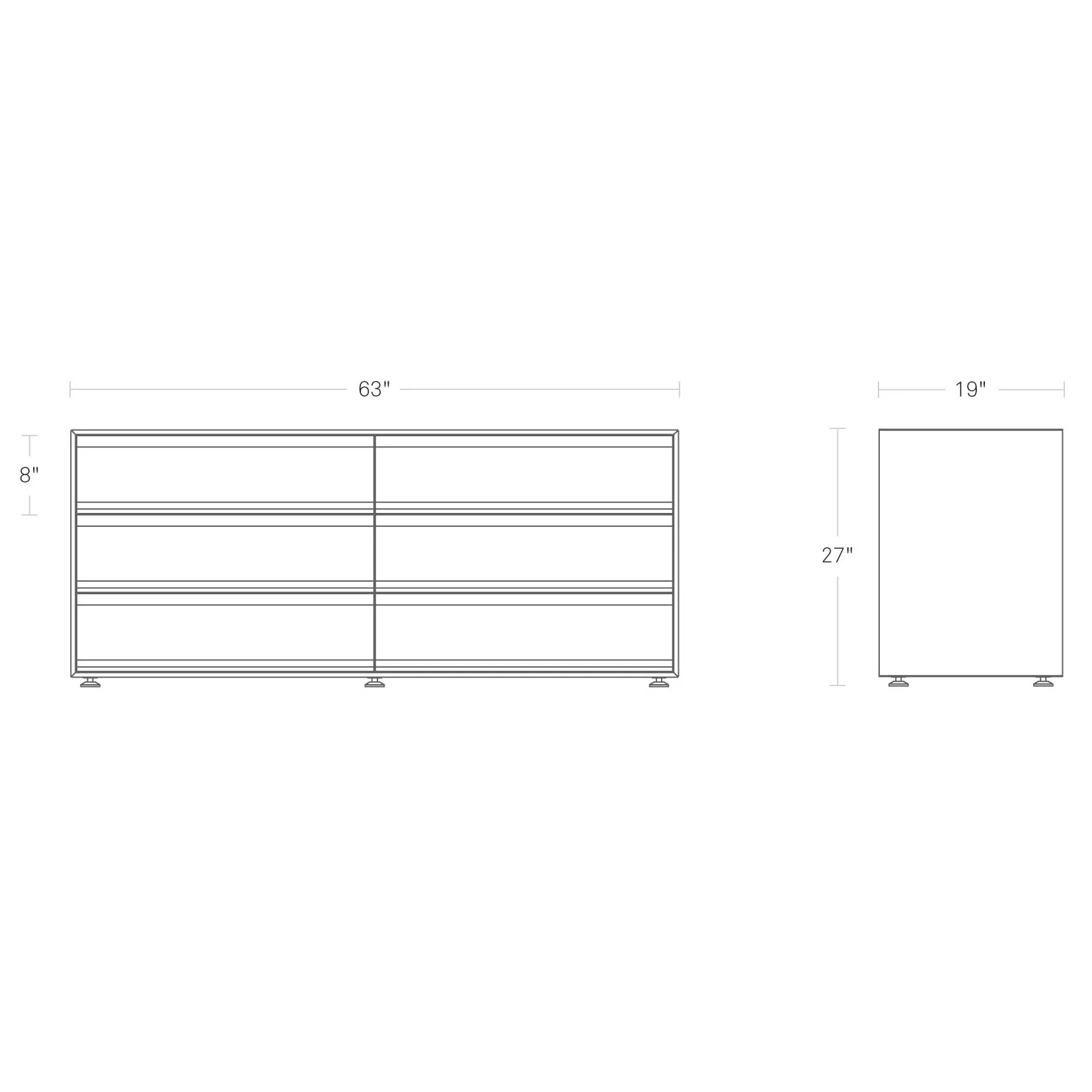 Superchoice 6 Drawer Dresser - Image 20