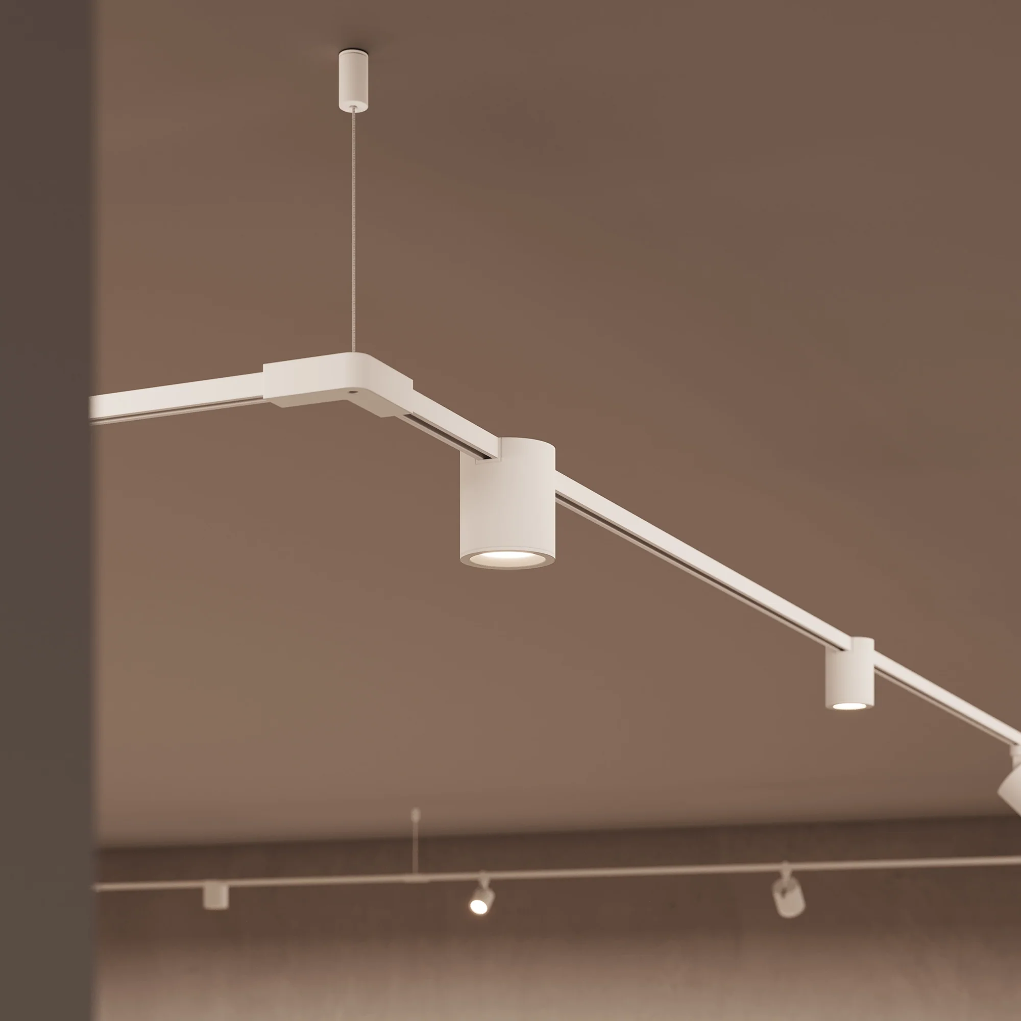 Suspenders 1-Tier Path Square Multi Light Pendant Light - Image 9
