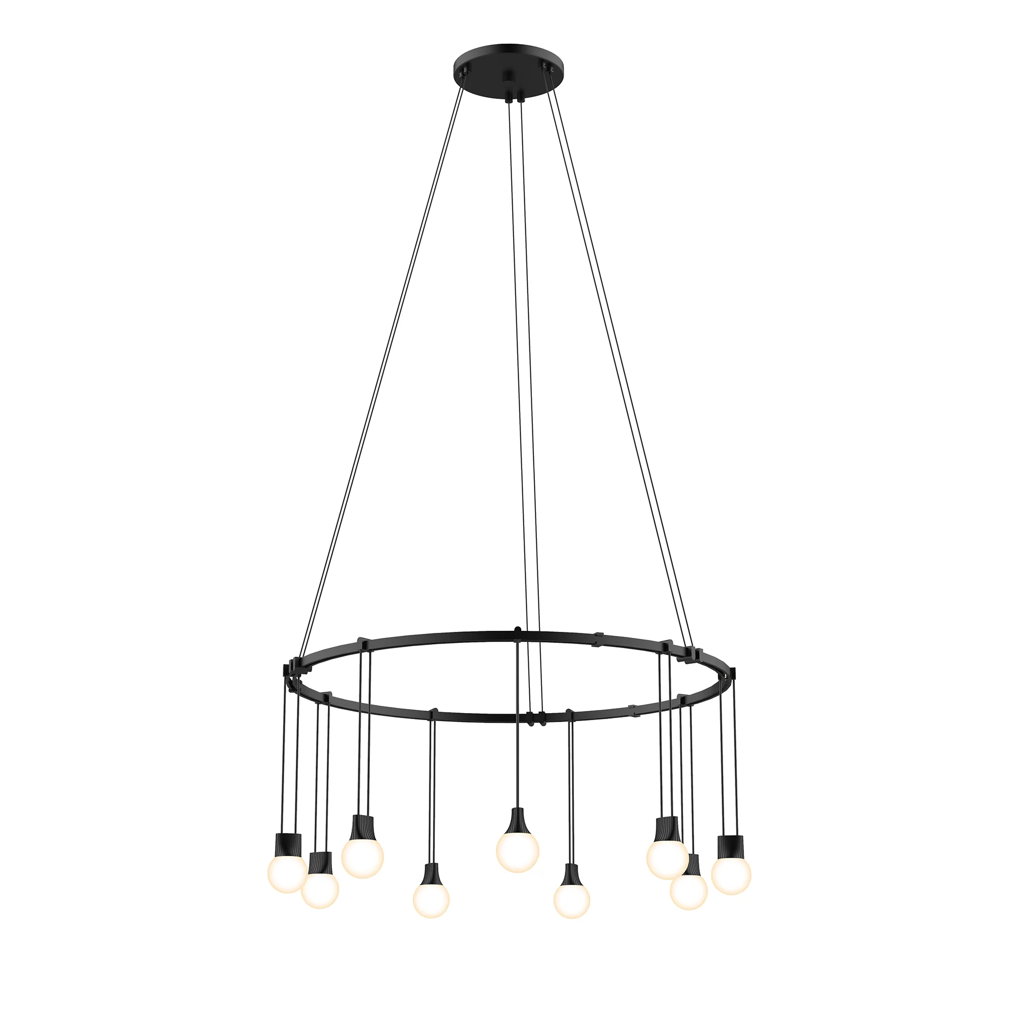 Suspenders Ring Multi Light Pendant Light - Image 9