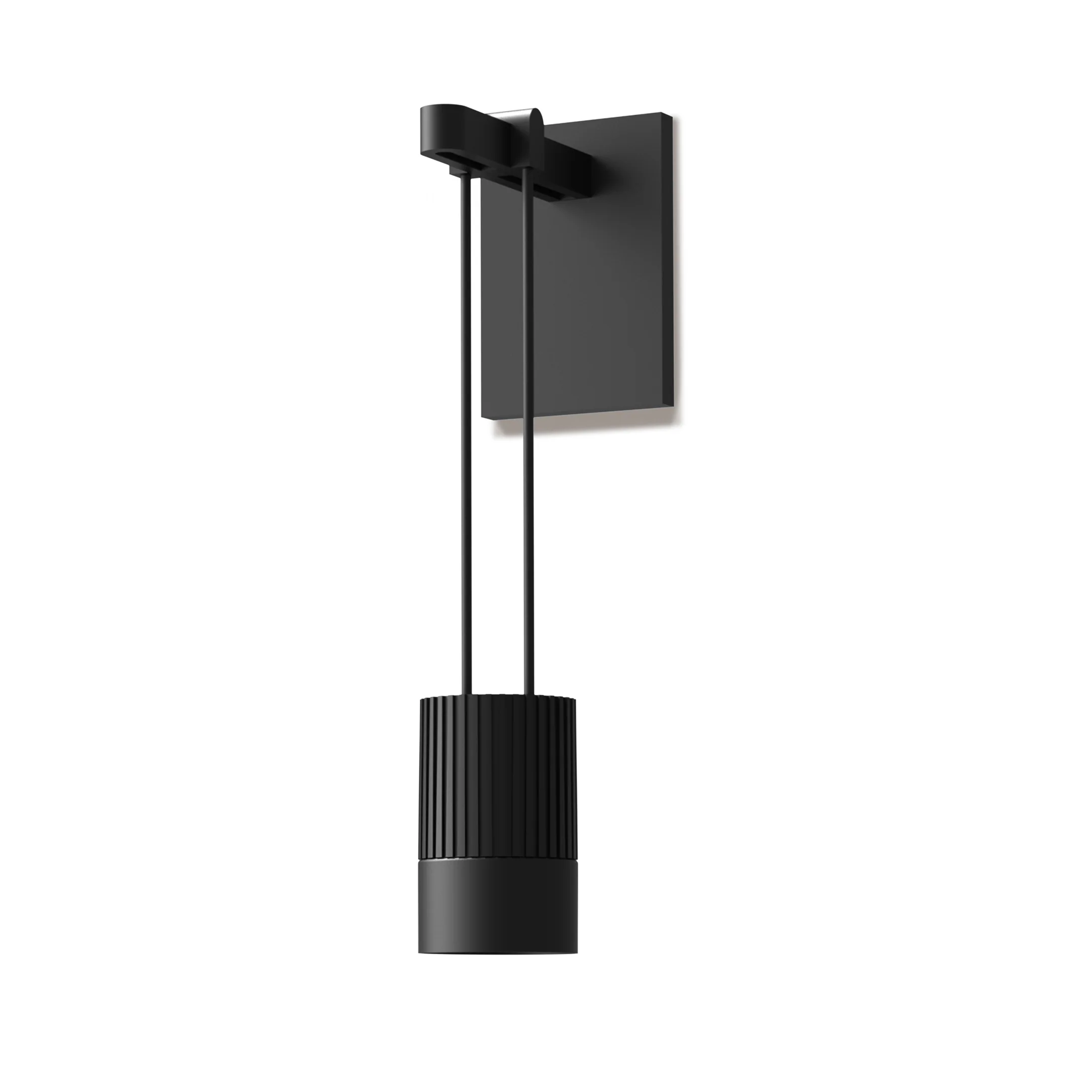 Suspenders Wall Light with Suspended Cylinder Luminaire - Image 12