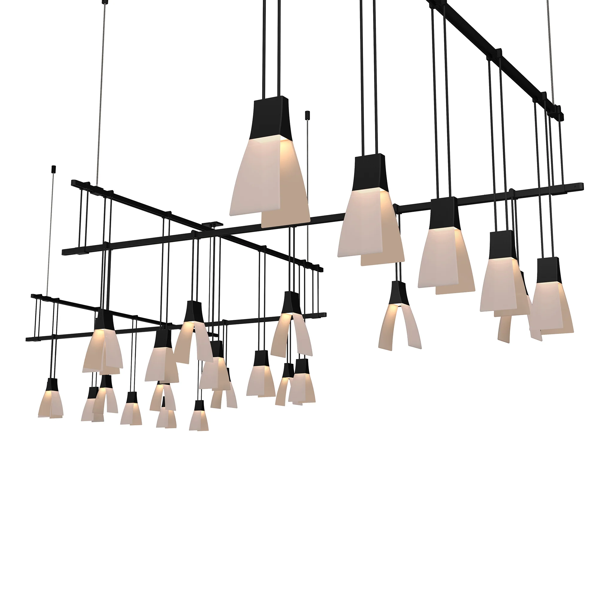 Suspenders Zig Zag 48 inch Five-Bar Multi Light Pendant Light - Image 2