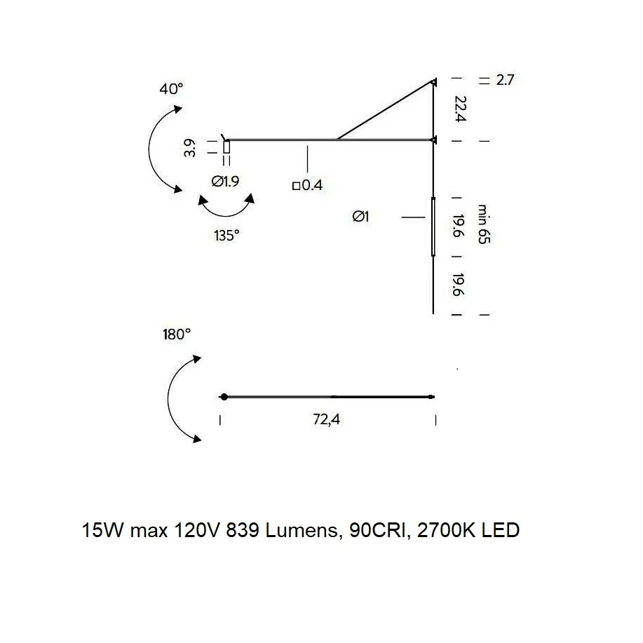 Swan LED Wall Sconce - Image 12
