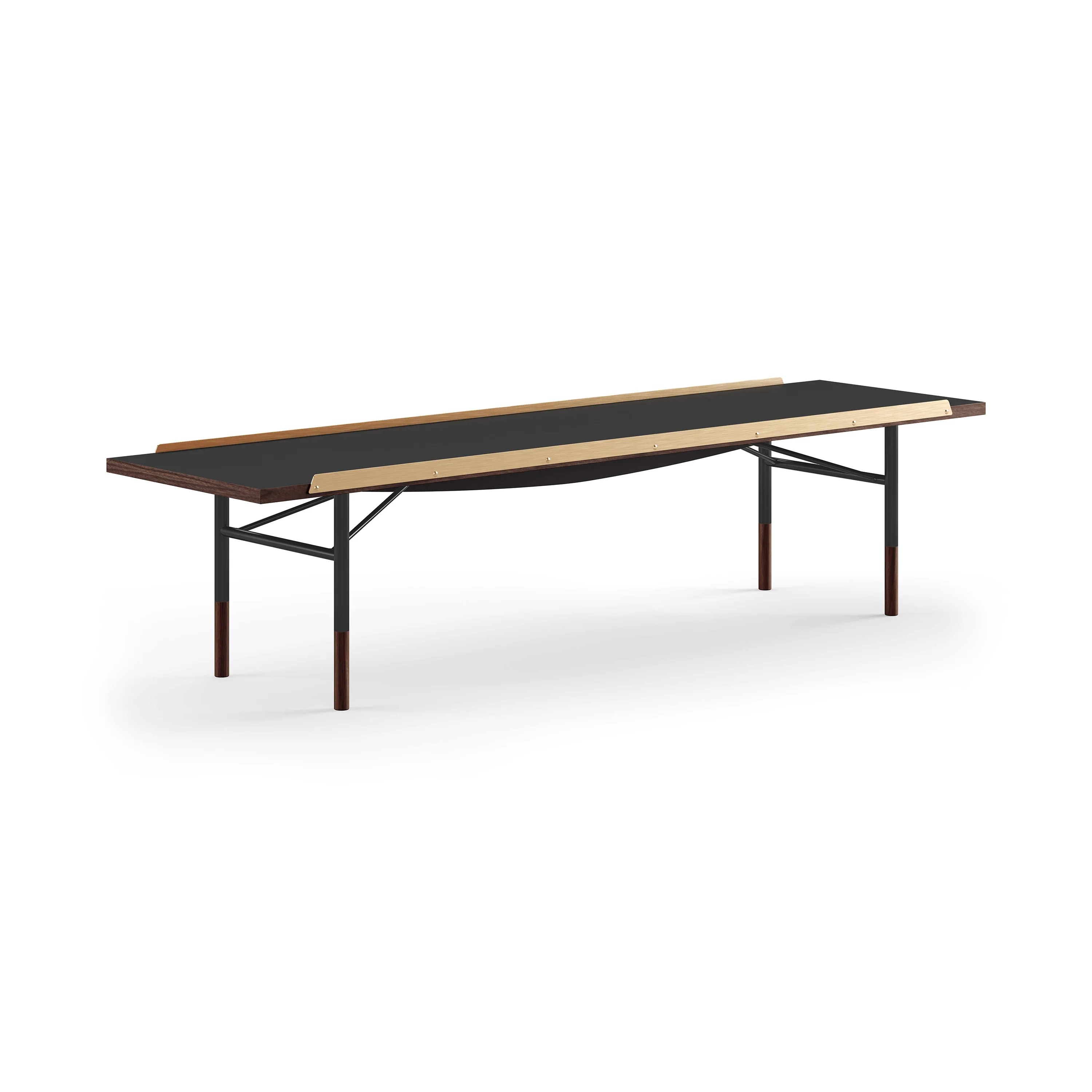 Table Bench with Brass Edges - Image 12